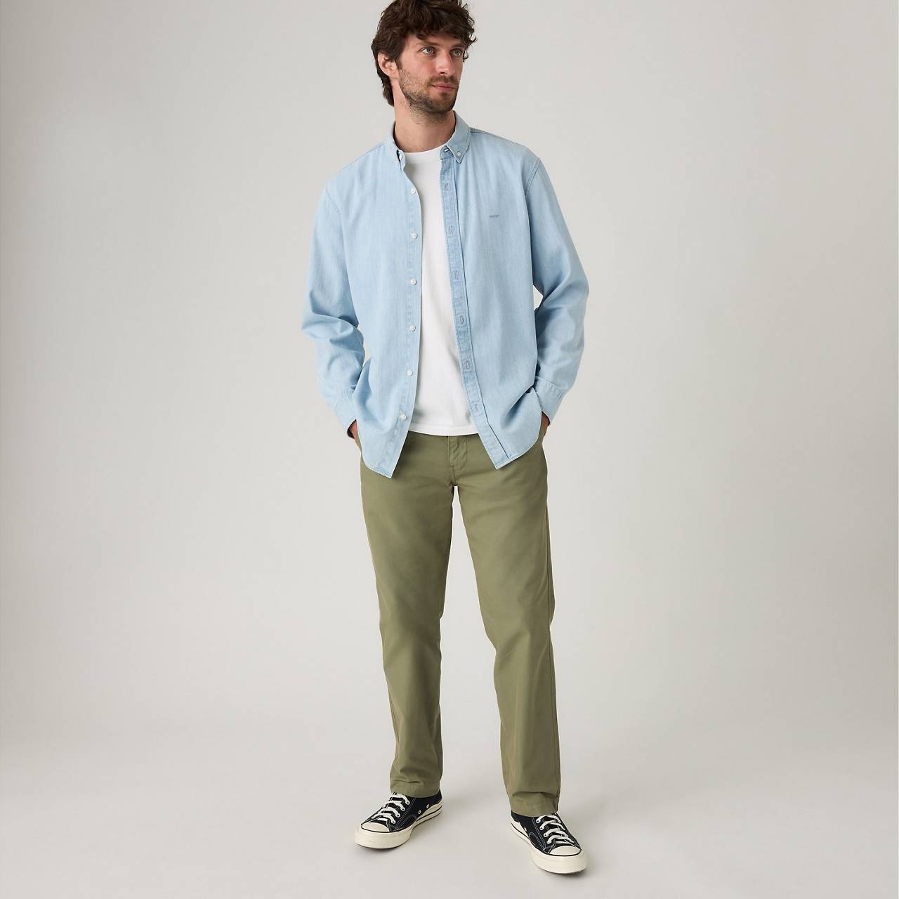 LEVI'S® XX CHINO AUTHENTIC RELAXED FIT LIGHTWEIGHT TWILL MEN'S PANTS - 3