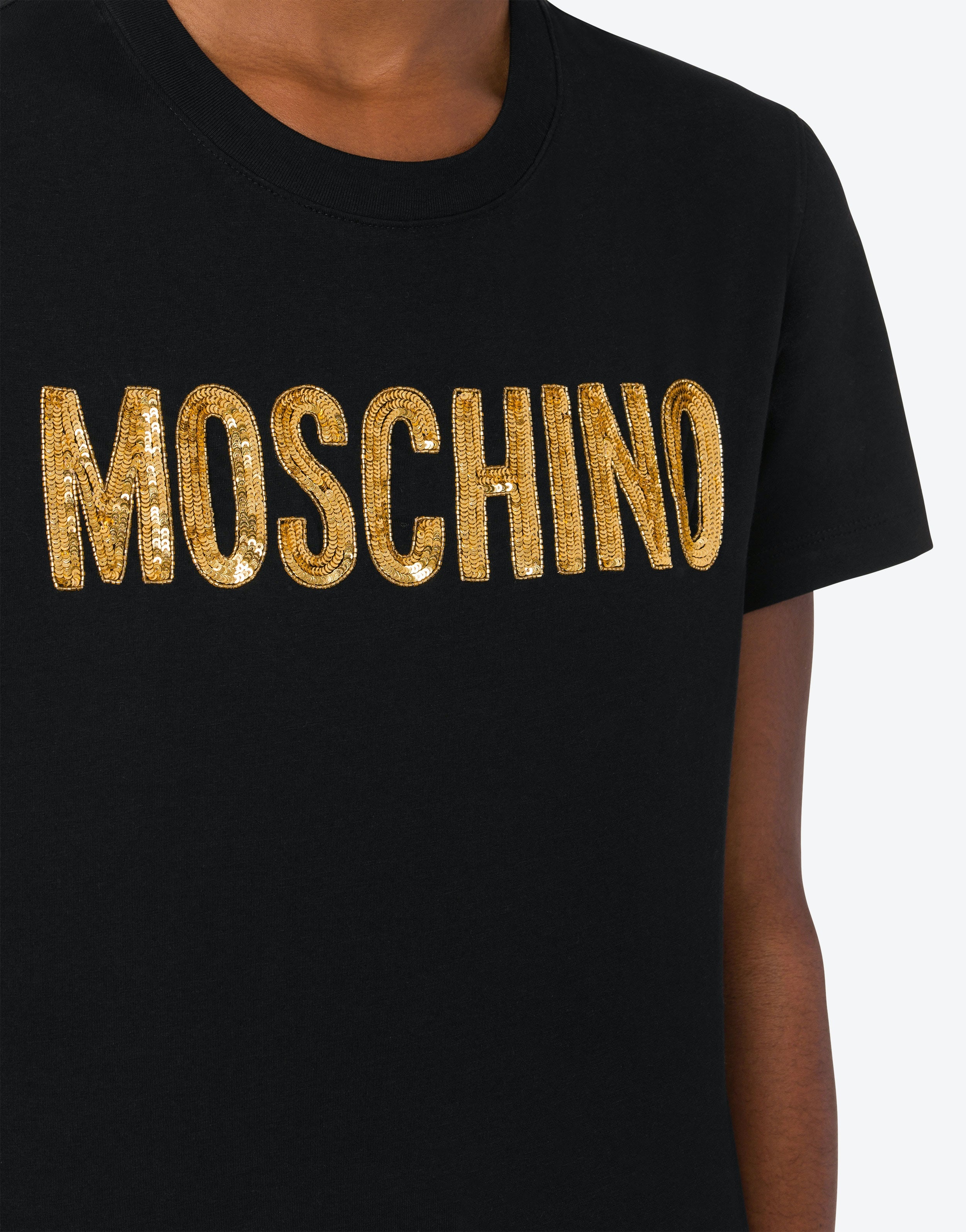 EMBELLISHED LOGO ORGANIC JERSEY T-SHIRT - 4