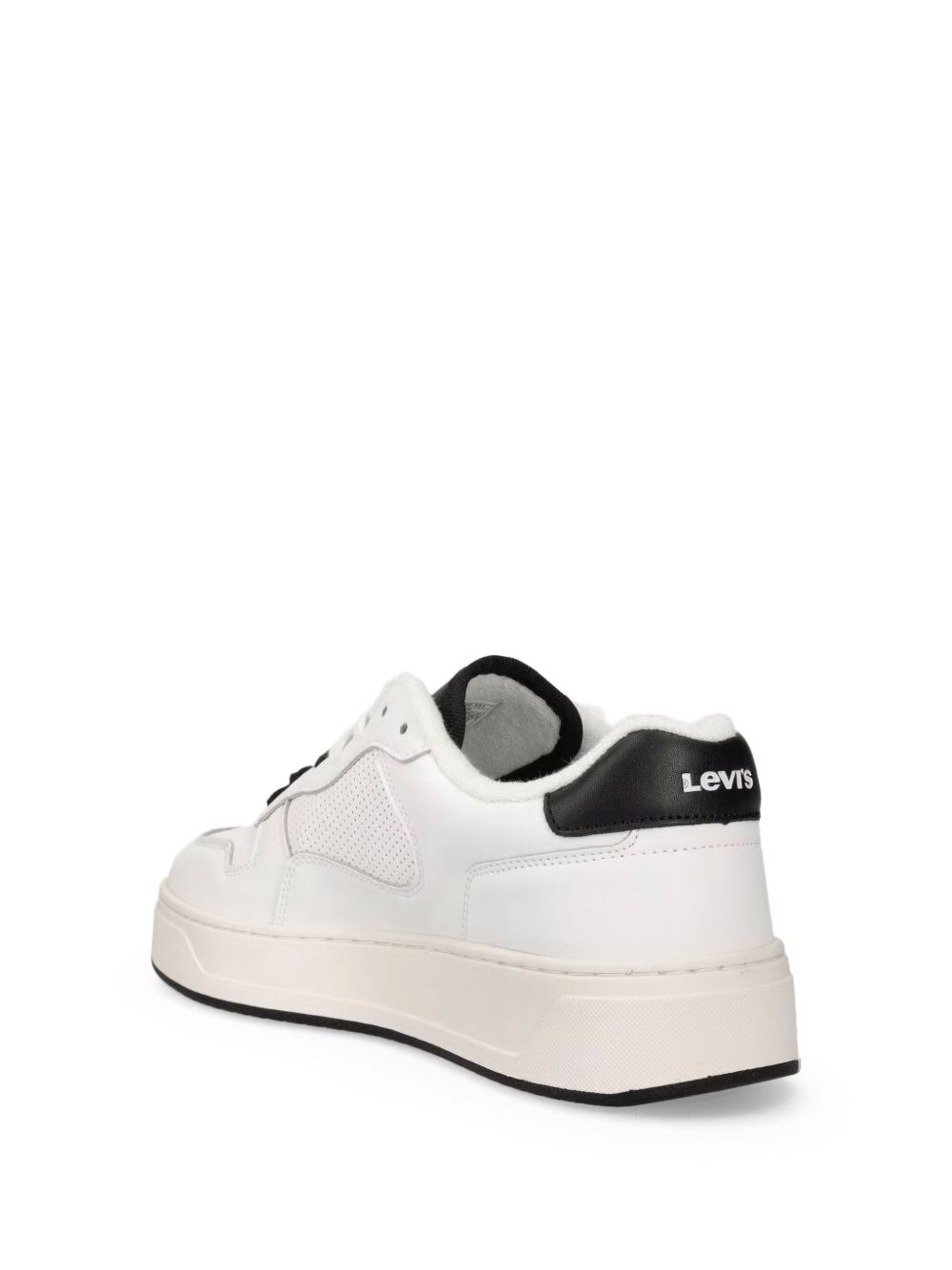 Glide perforated leather low-top sneakers - 3