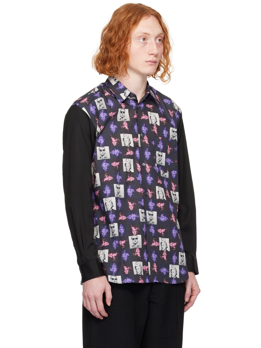 Black Printed Shirt - 2