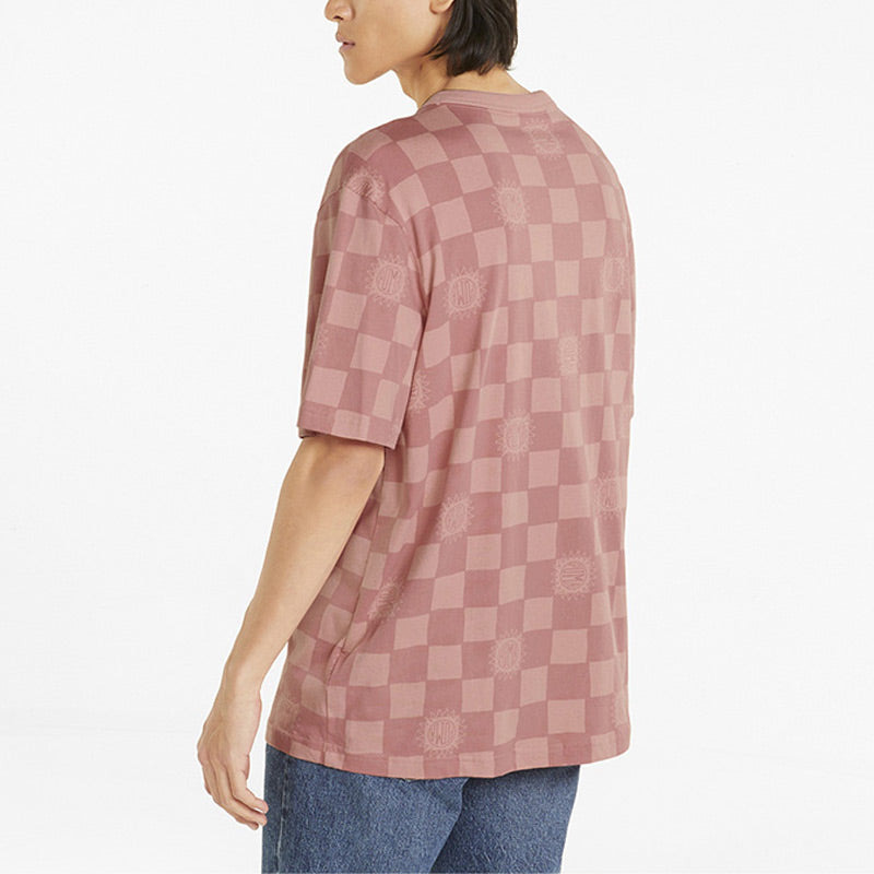 PUMA Downtown Aop Tee 'Pink' 535365-24 - 3