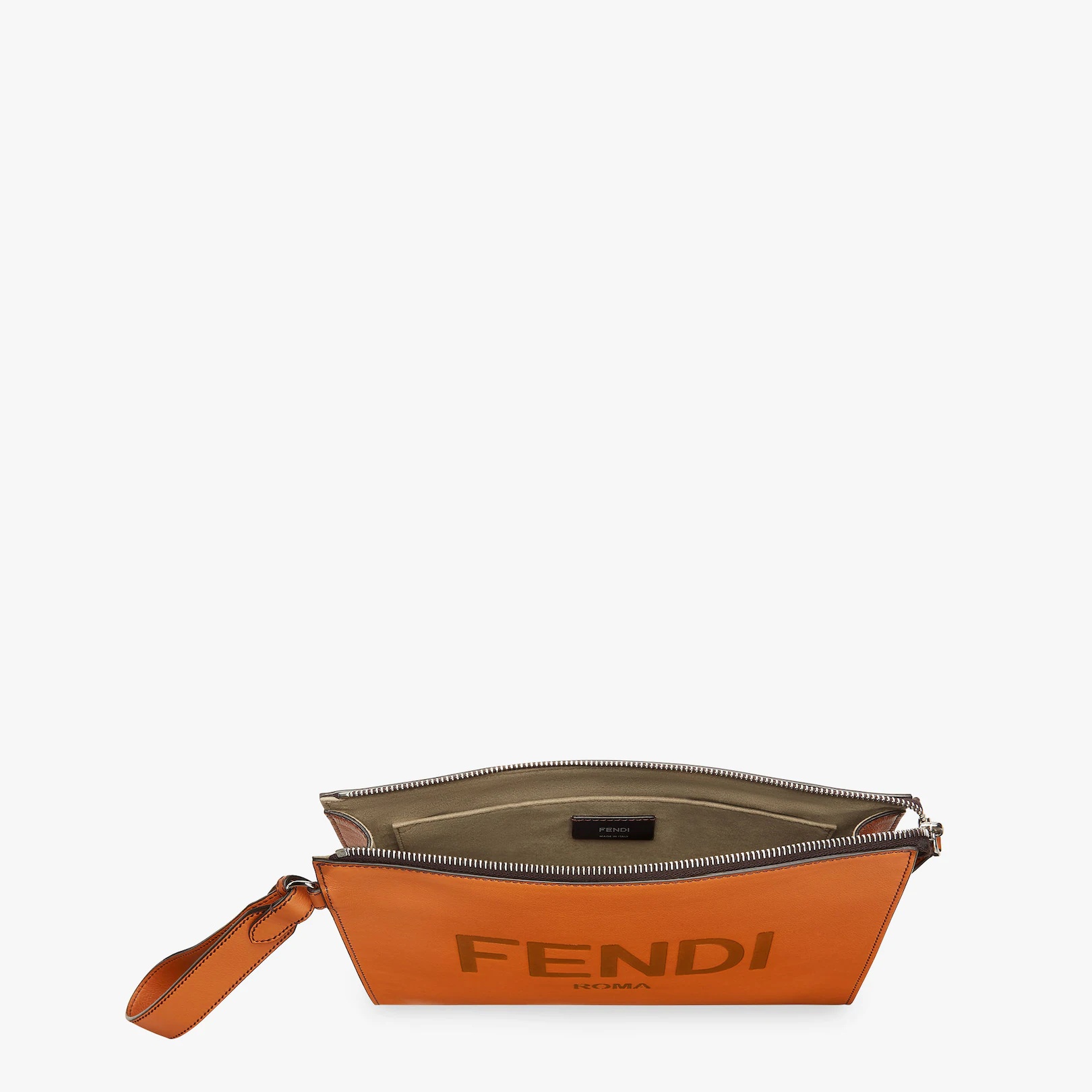Brown leather pouch - 4