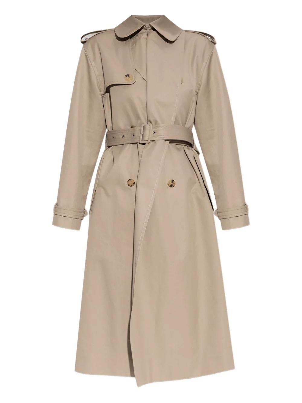 double-breasted trench coat - 1