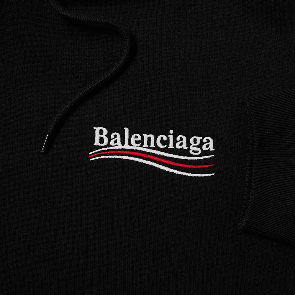 Balenciaga Political Campaign Logo Popover Hoody - 2