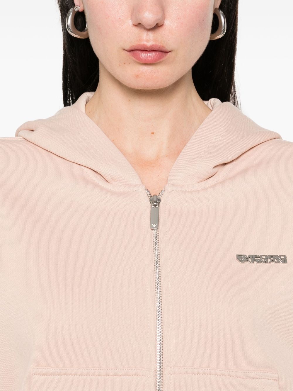 logo-plaque hoodie - 5