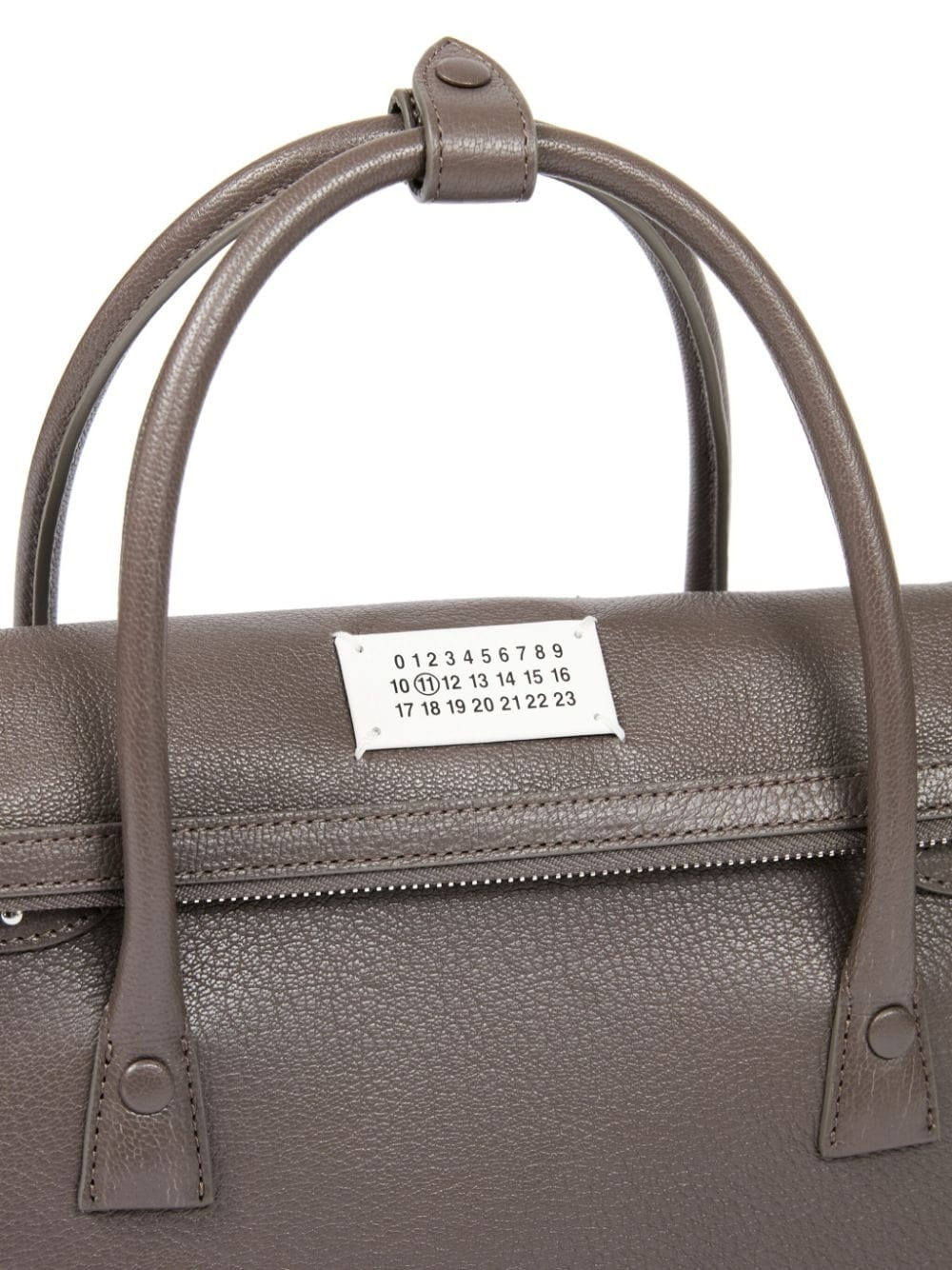 medium 5AC leather tote bag - 6