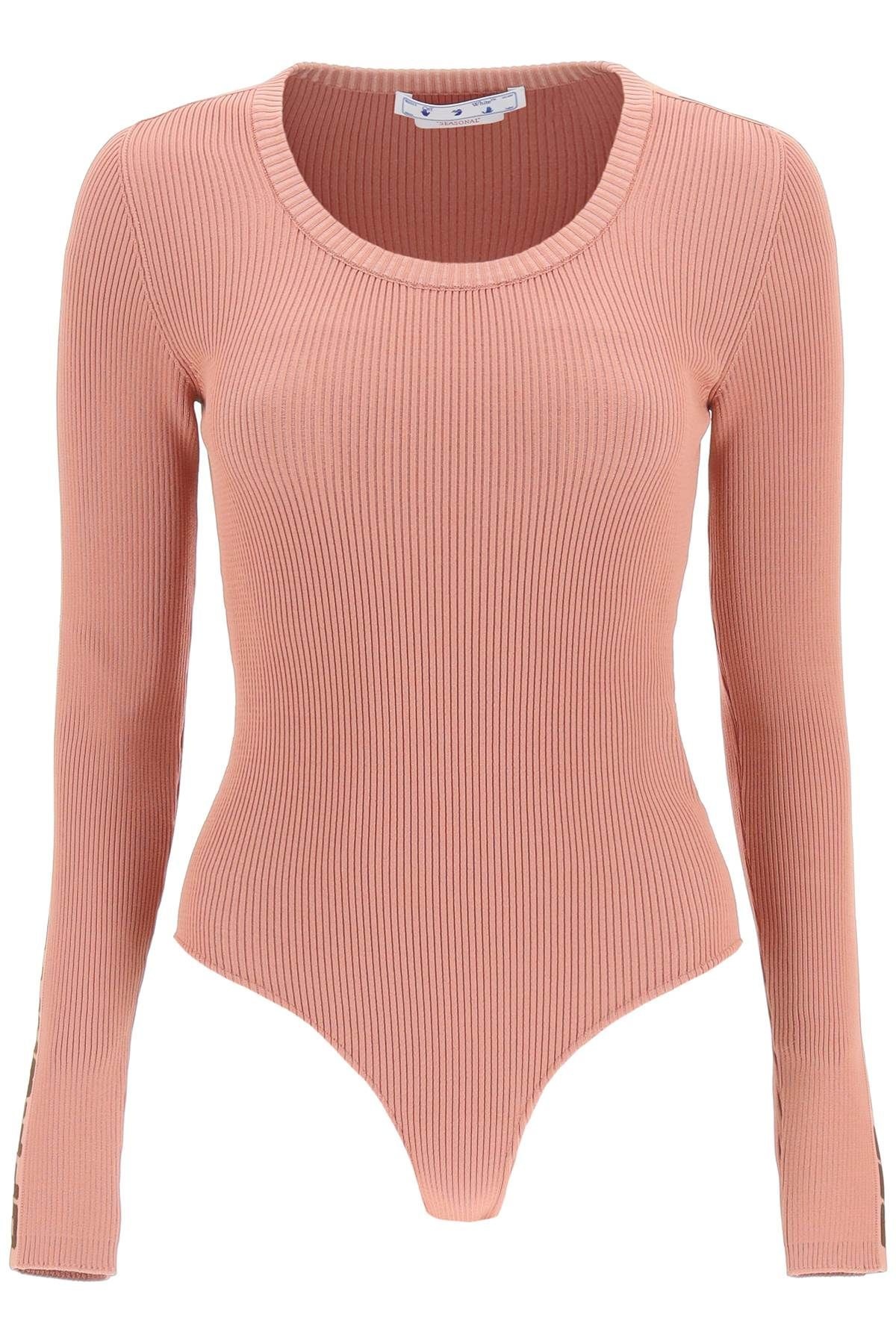 LOGO KNIT BODYSUIT - 1