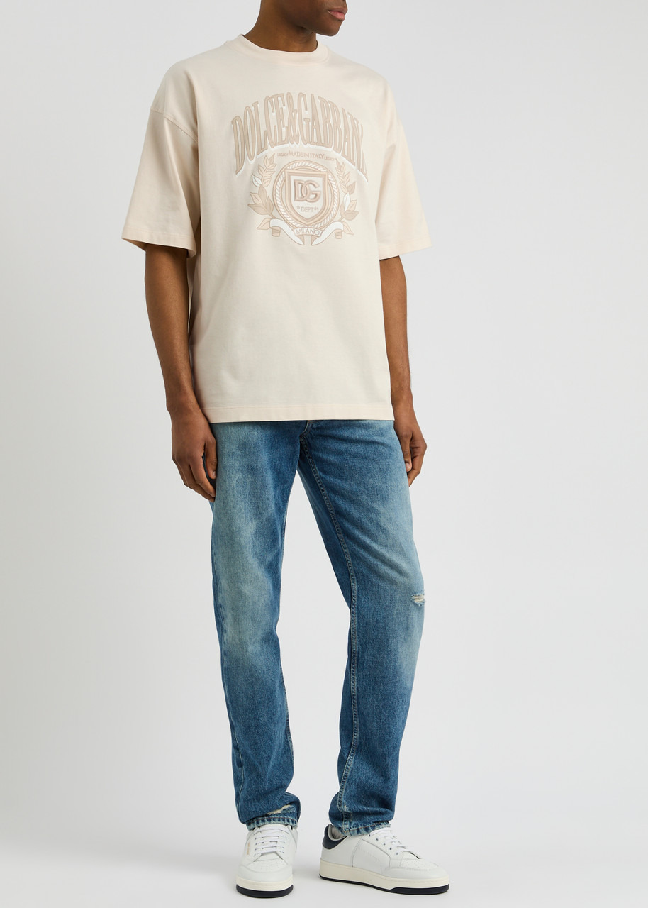 Dolce & Gabbana Logo-print Cotton T-shirt - 4