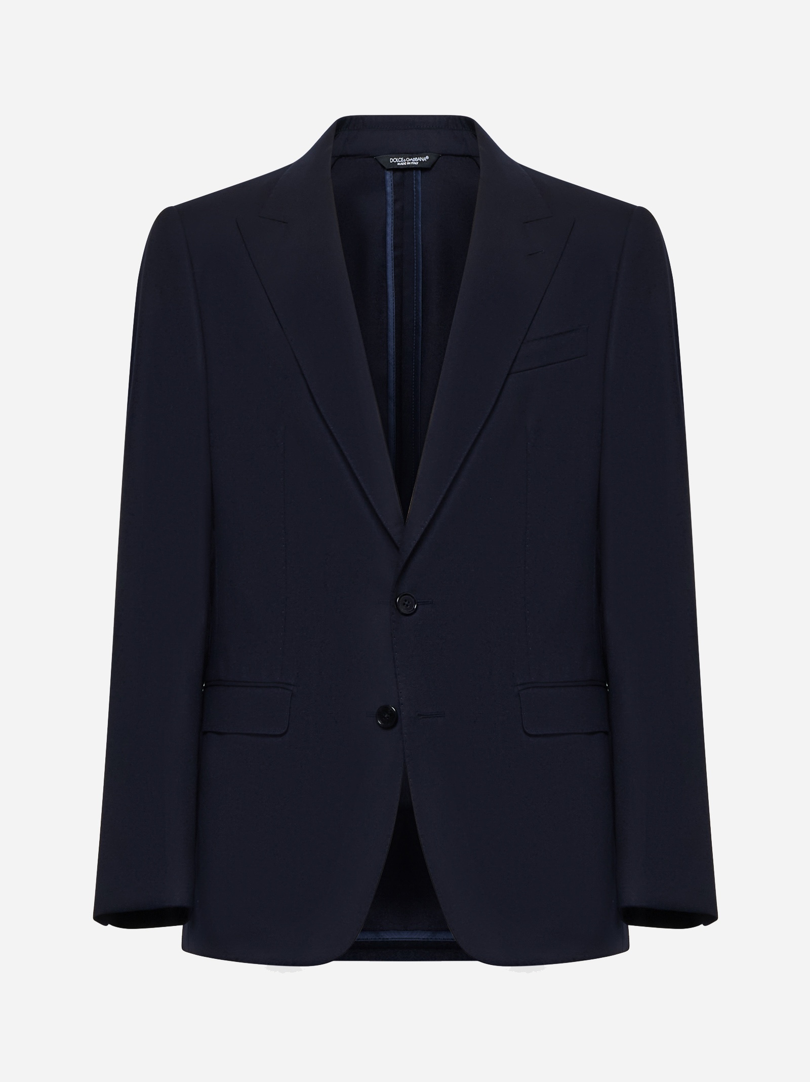 Wool single-breasted blazer - 1