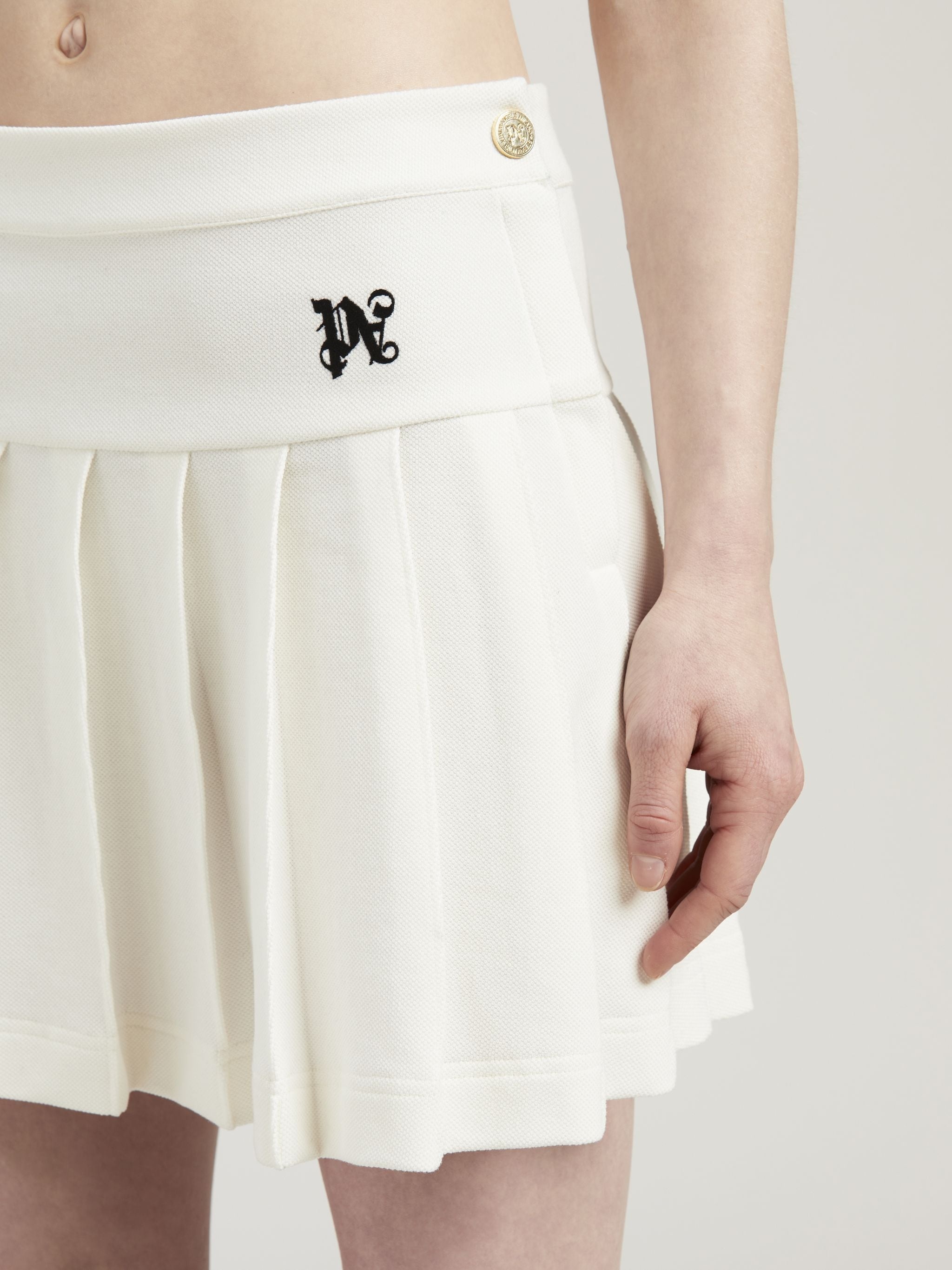 Monogram Pleated Skirt - 6