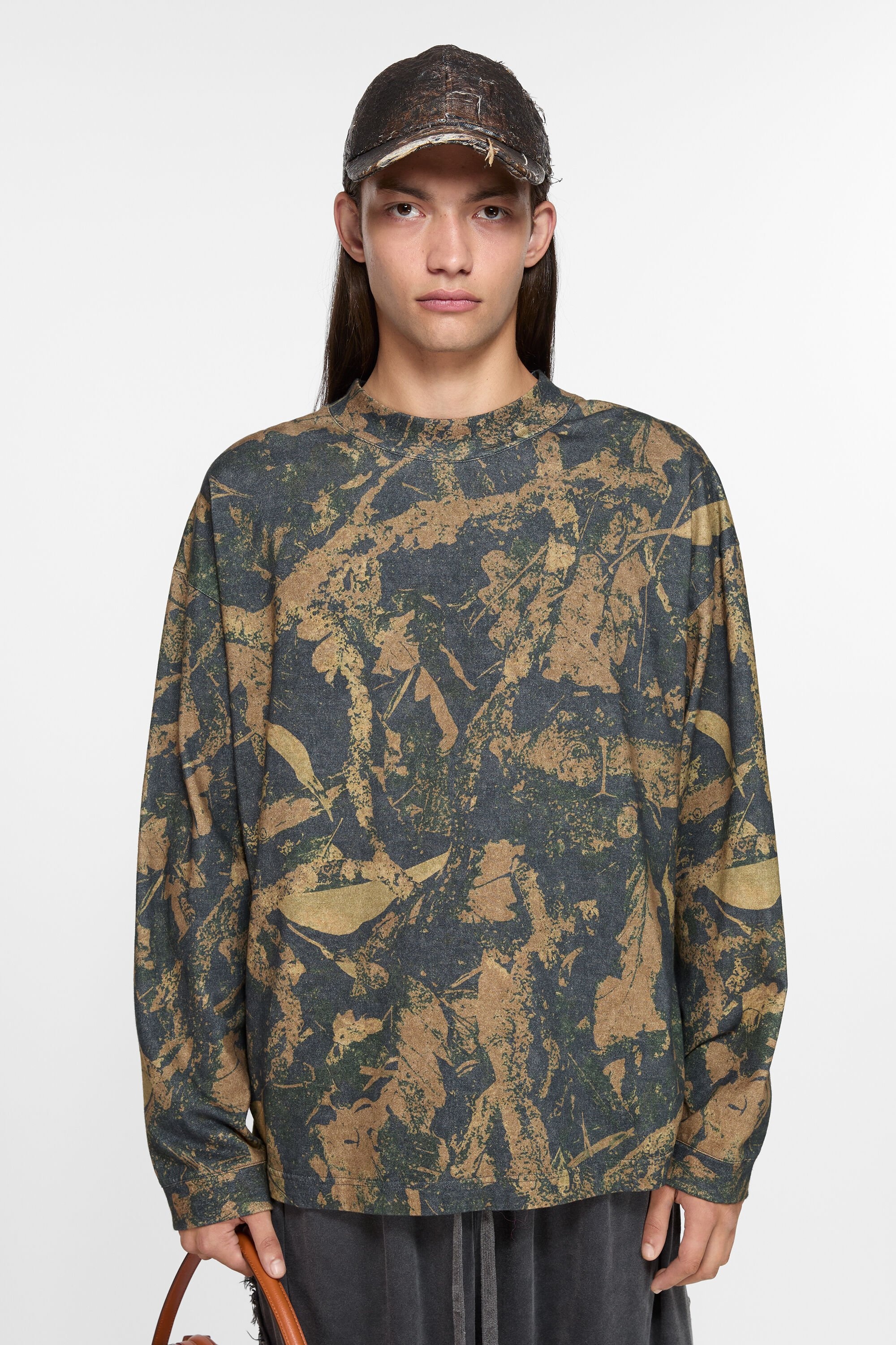 Crew neck sweater - Mud brown camo - 2