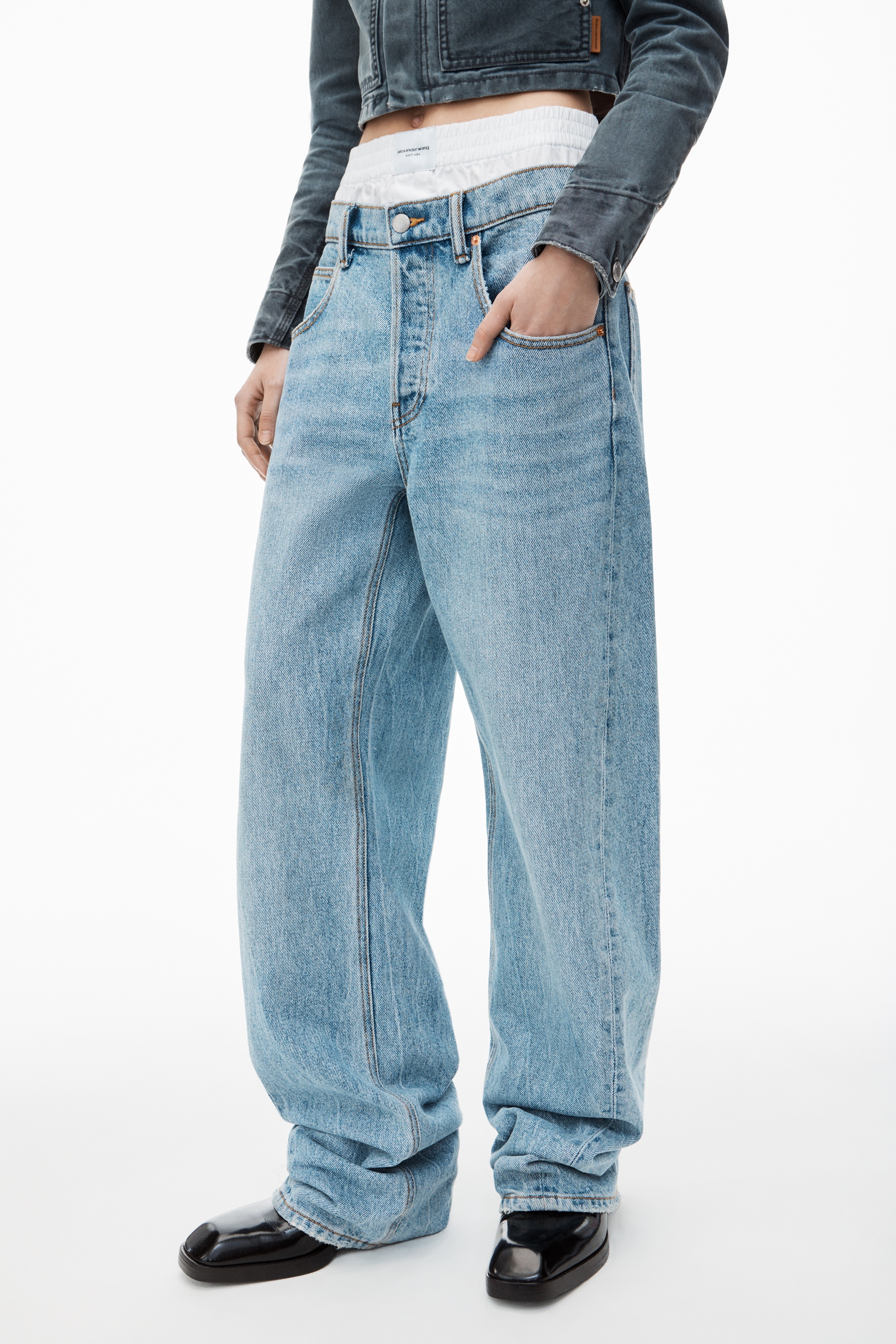 Balloon Jean with Pre-Styled Boxer - 3