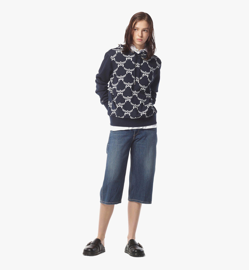 MCM Lauretos Monogram Hoodie in Organic Cotton outlook