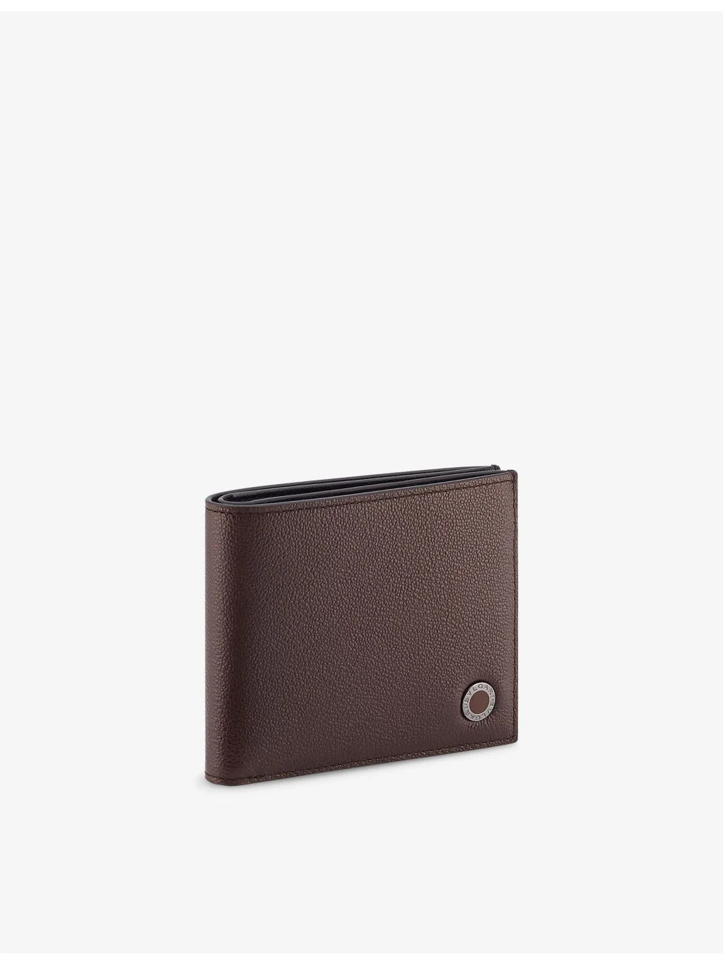 Man Hipster Leather Compact Wallet - 1