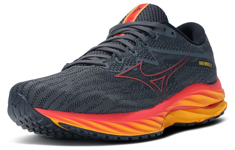 Mizuno Wave Rider 27 'Black Orange' J1GC230351 - 3