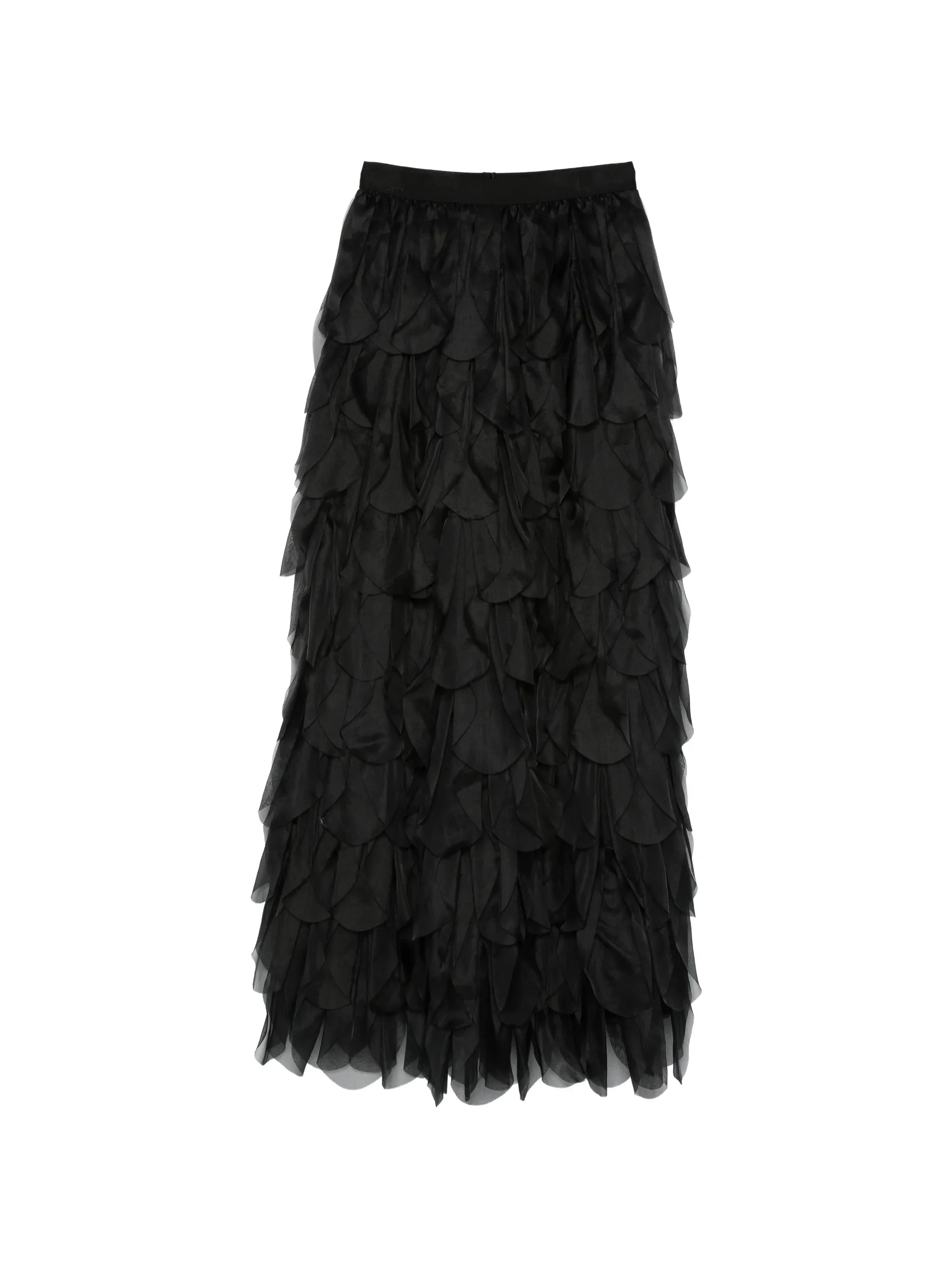 Max Mara Romana Tiered Ruffled Maxi Skirt - 1