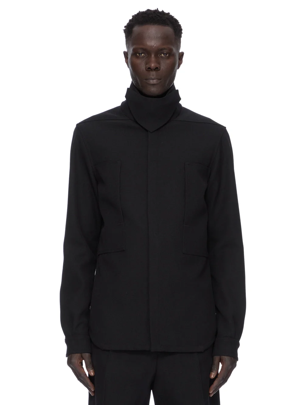 Black Tower Outershirt Jacket - 1