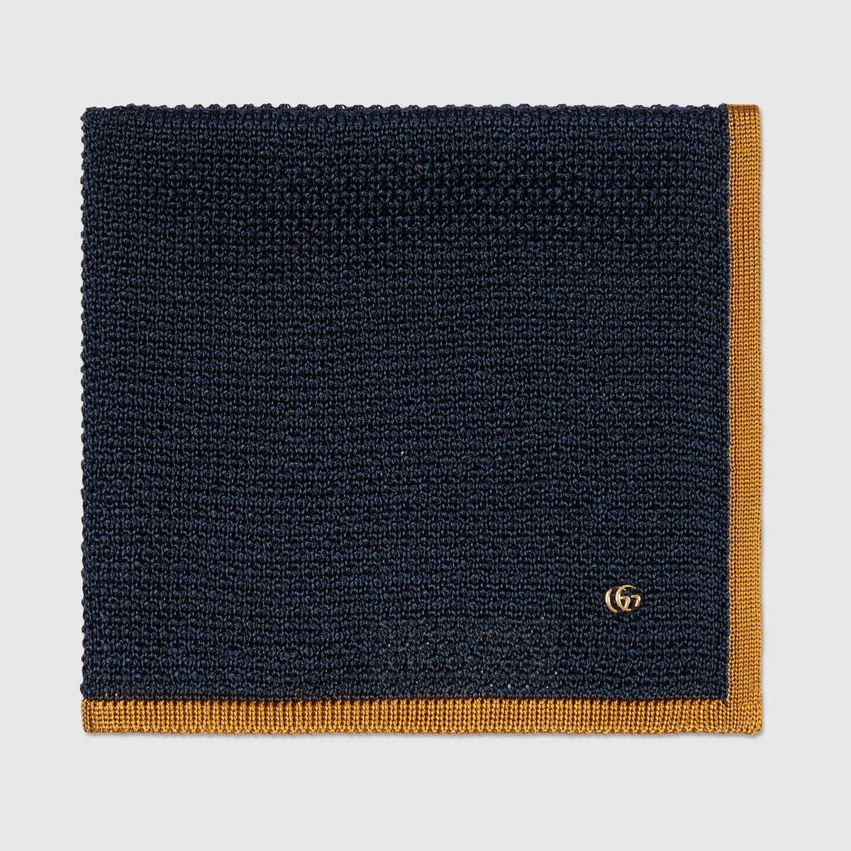 Knitted silk pocket square - 2