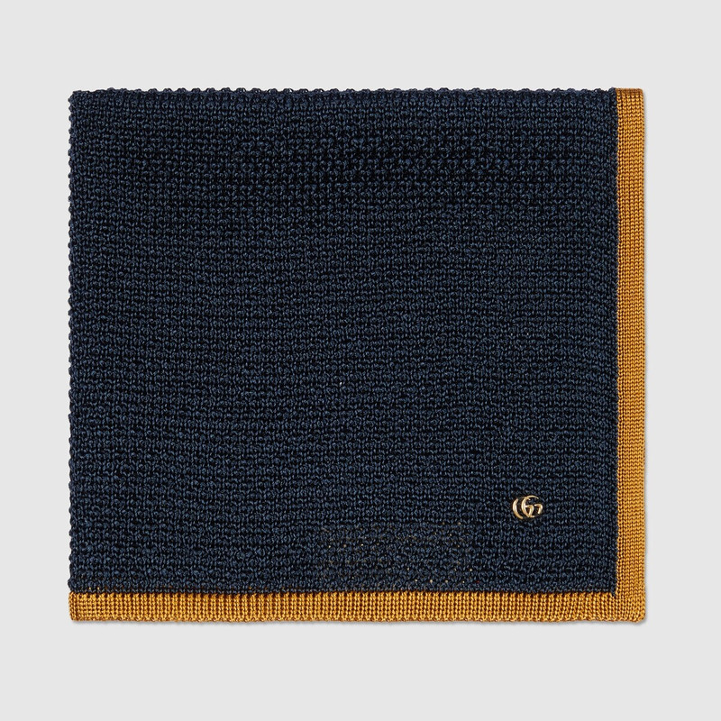GUCCI Knitted silk pocket square outlook