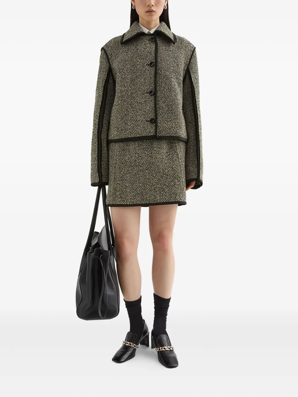 Jil Sander Women "102 W Trim" Skirt - 6