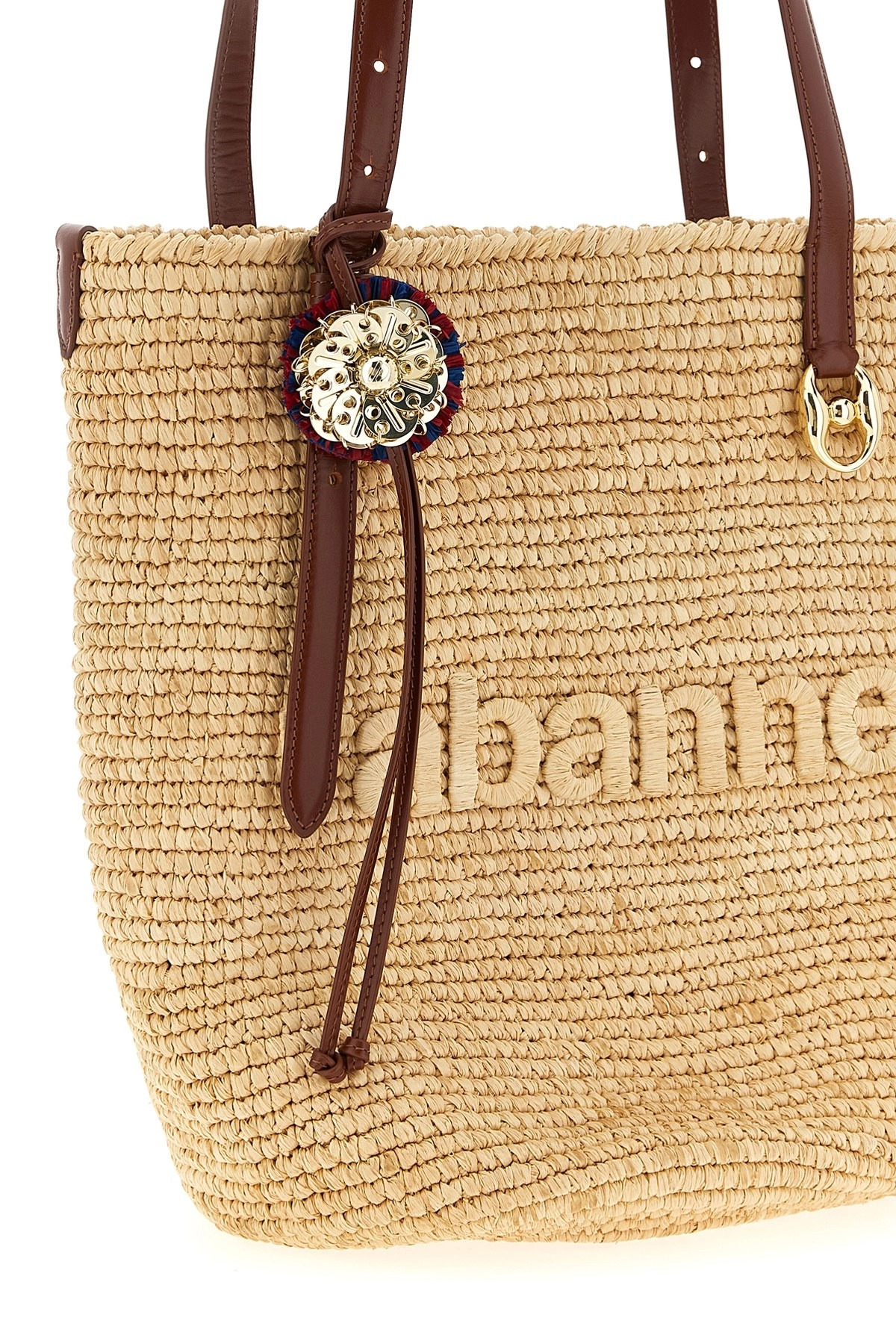 'Natural Raffia Tote Bag' shopping bag - 4
