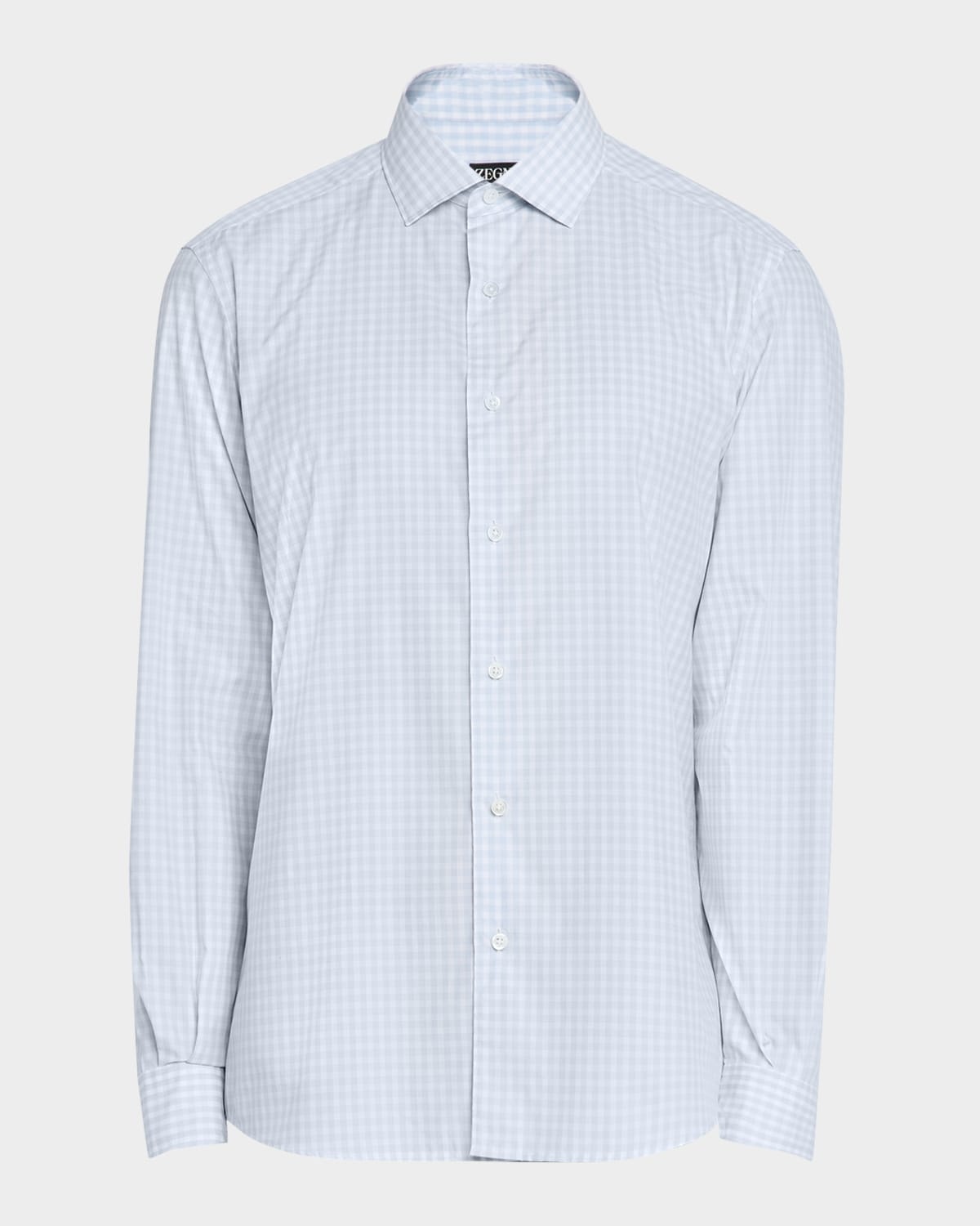 Men's Cotton Check Sport Shirt - 1