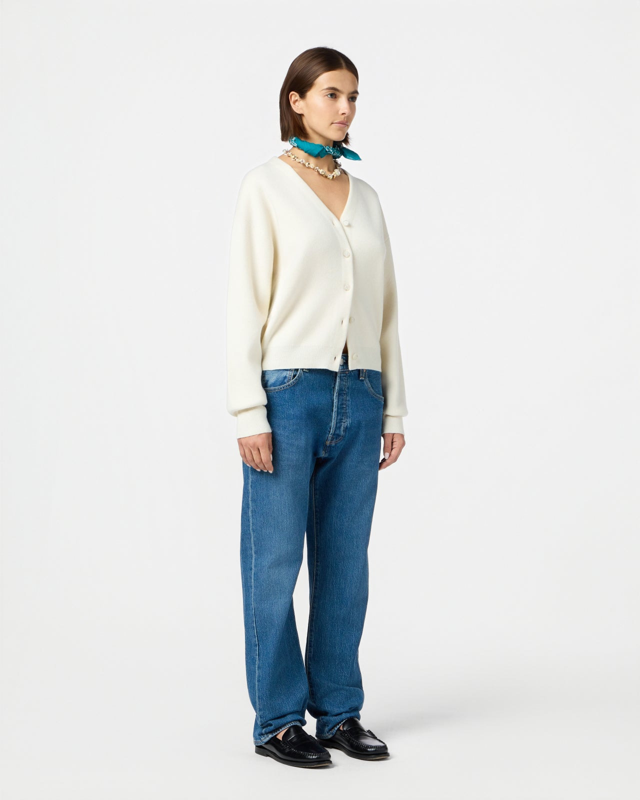 Collegiate Cardigan In Cashmere - 5