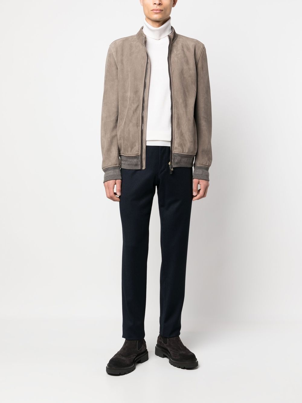 straight-leg cut trousers - 2