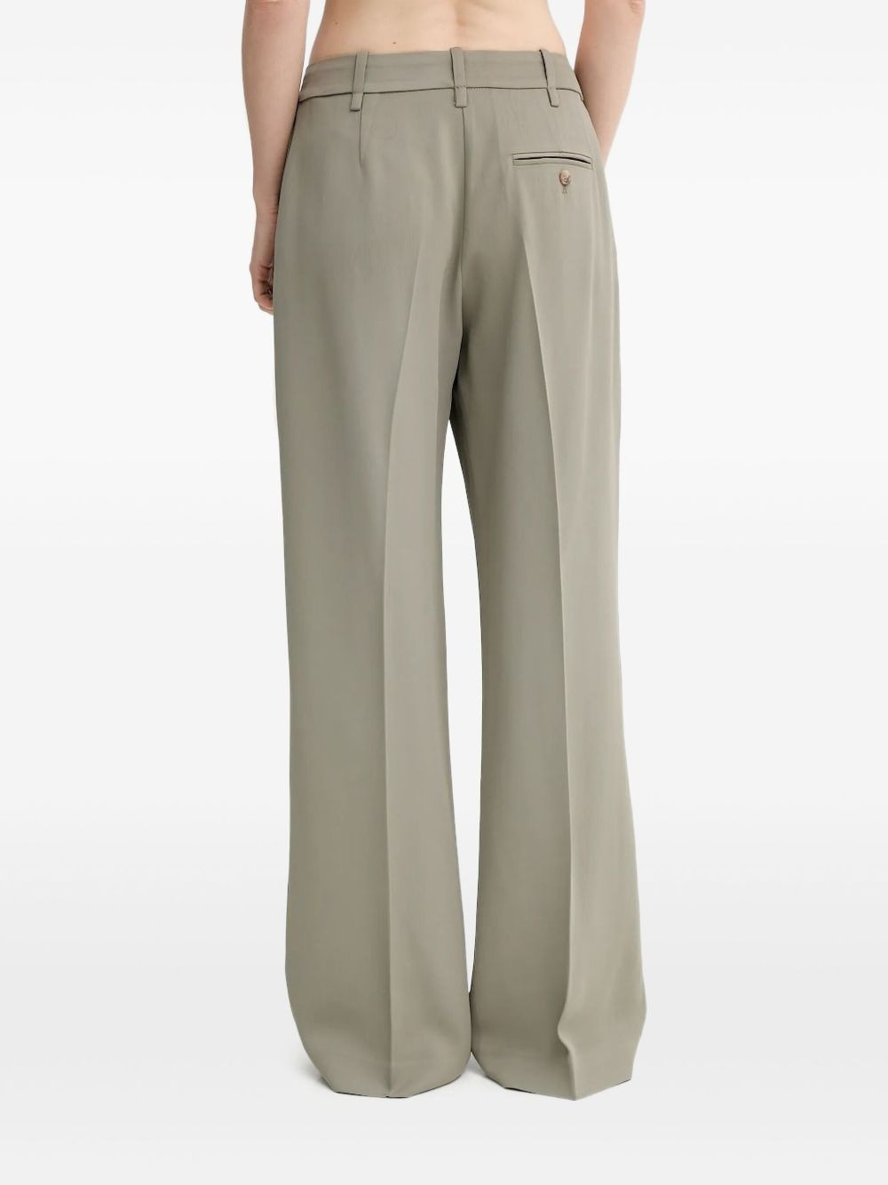 pleated wide-leg trousers - 2