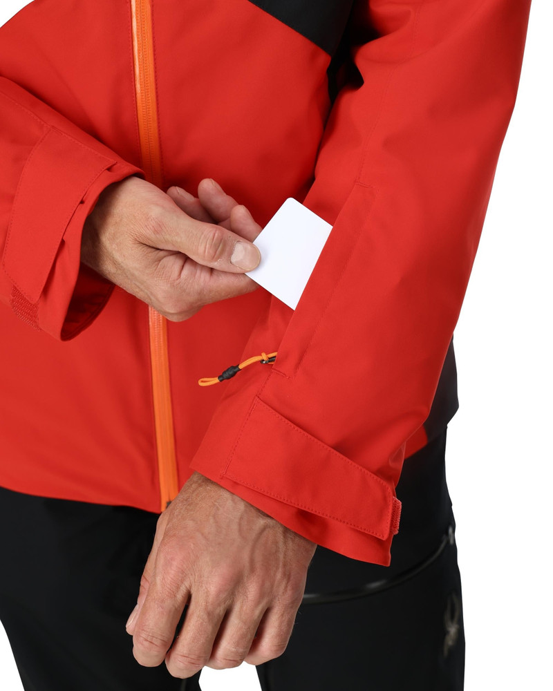 SPYDER Mens Rival Jacket - Spyder Red outlook