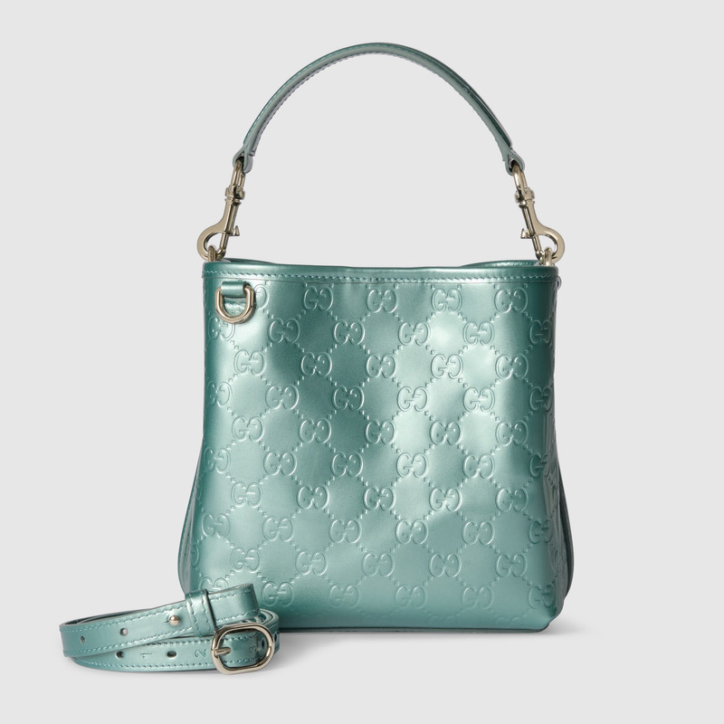 GG Emblem small bucket bag 1