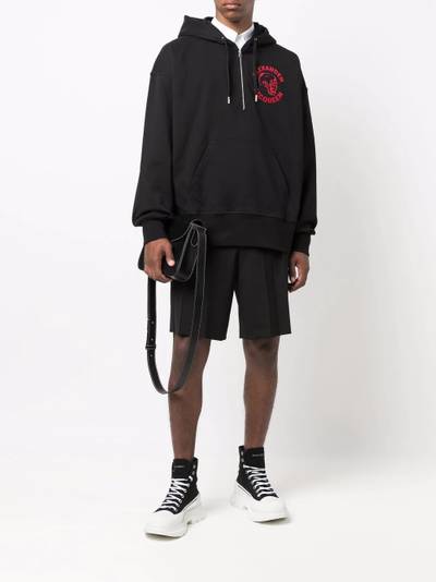 Alexander McQueen skull-print hoodie outlook