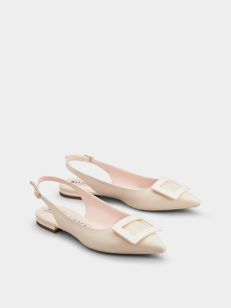 Roger Vivier Gommettine Slingback Ballerinas in Nappa Leather outlook