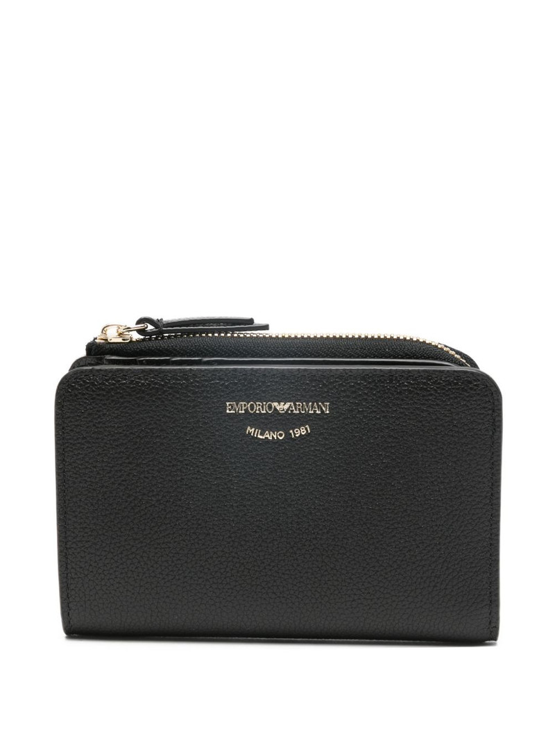 zip leather wallet 1