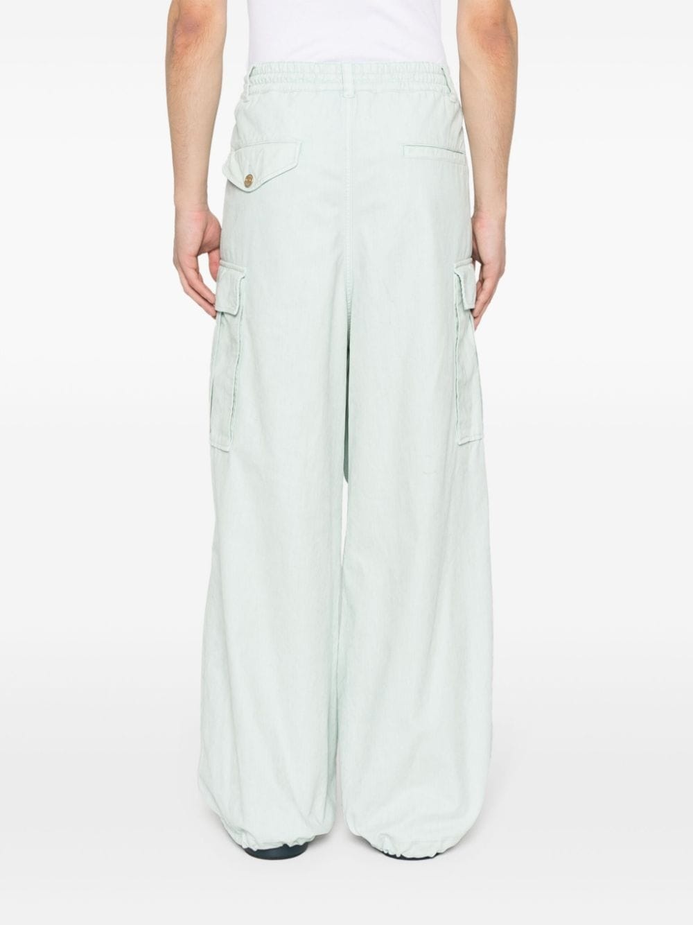 low-waist loose-fit cargo pants - 4