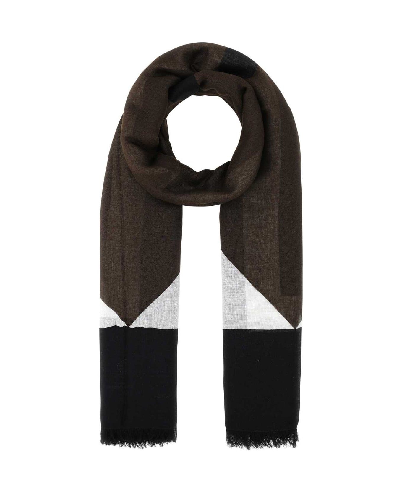 【送料&関税込】Saint Laurent Printed Modal Blend Scarf SAINT LAURENT Printed modal and cashmere-blend twill scarf