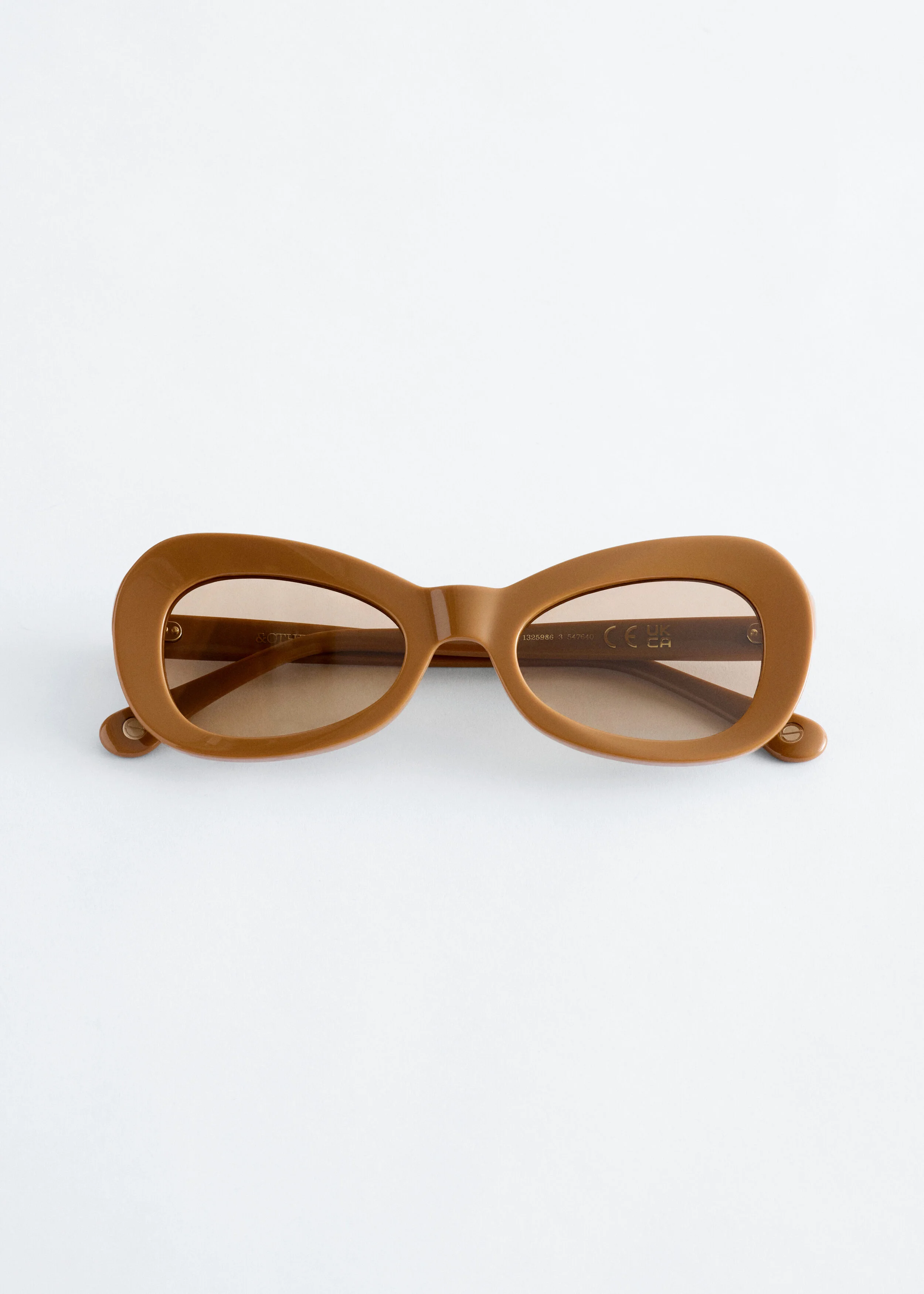 Oval Cat-Eye Sunglasses - 1