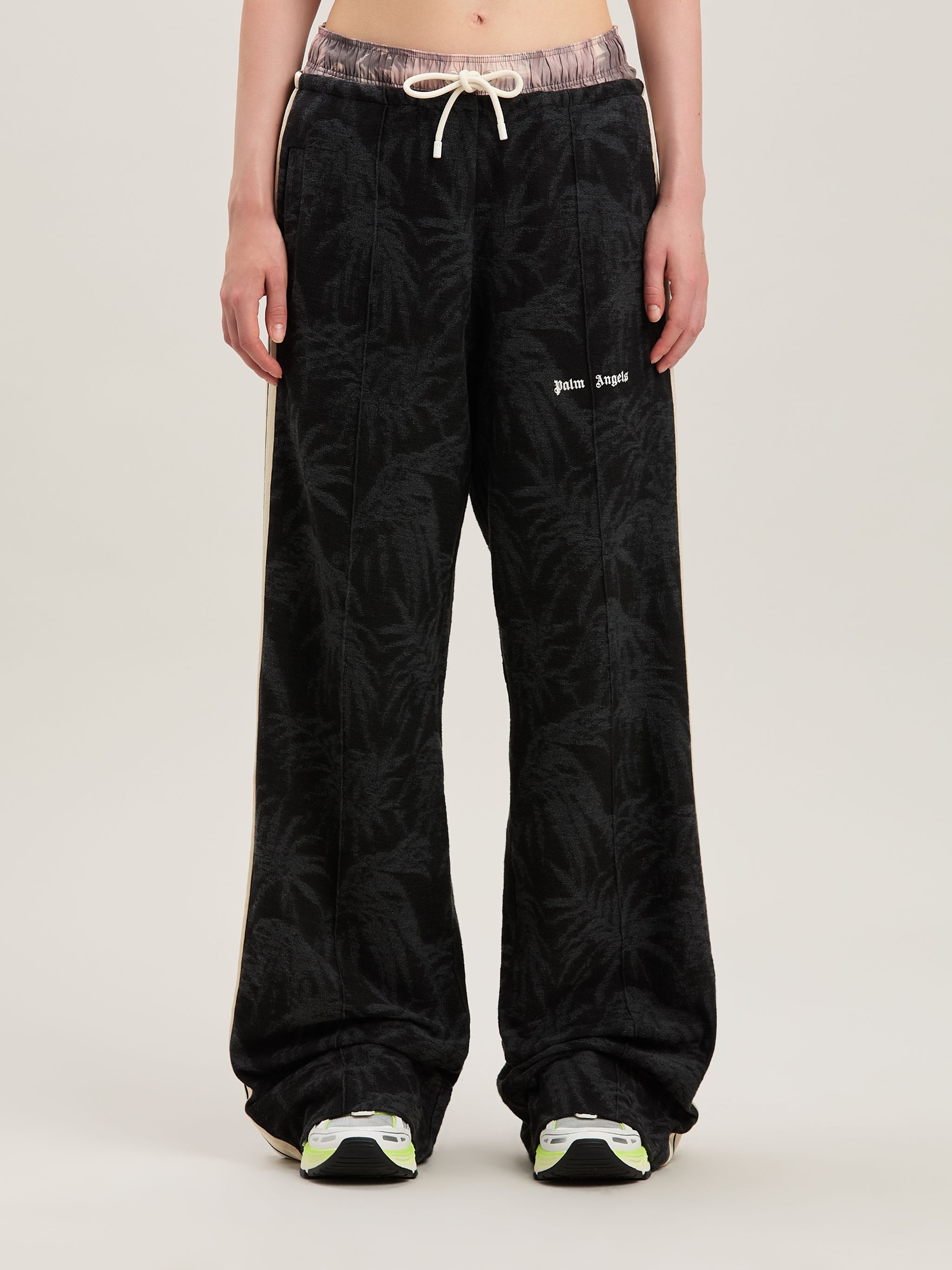 Jacquared palms Track pants - 3