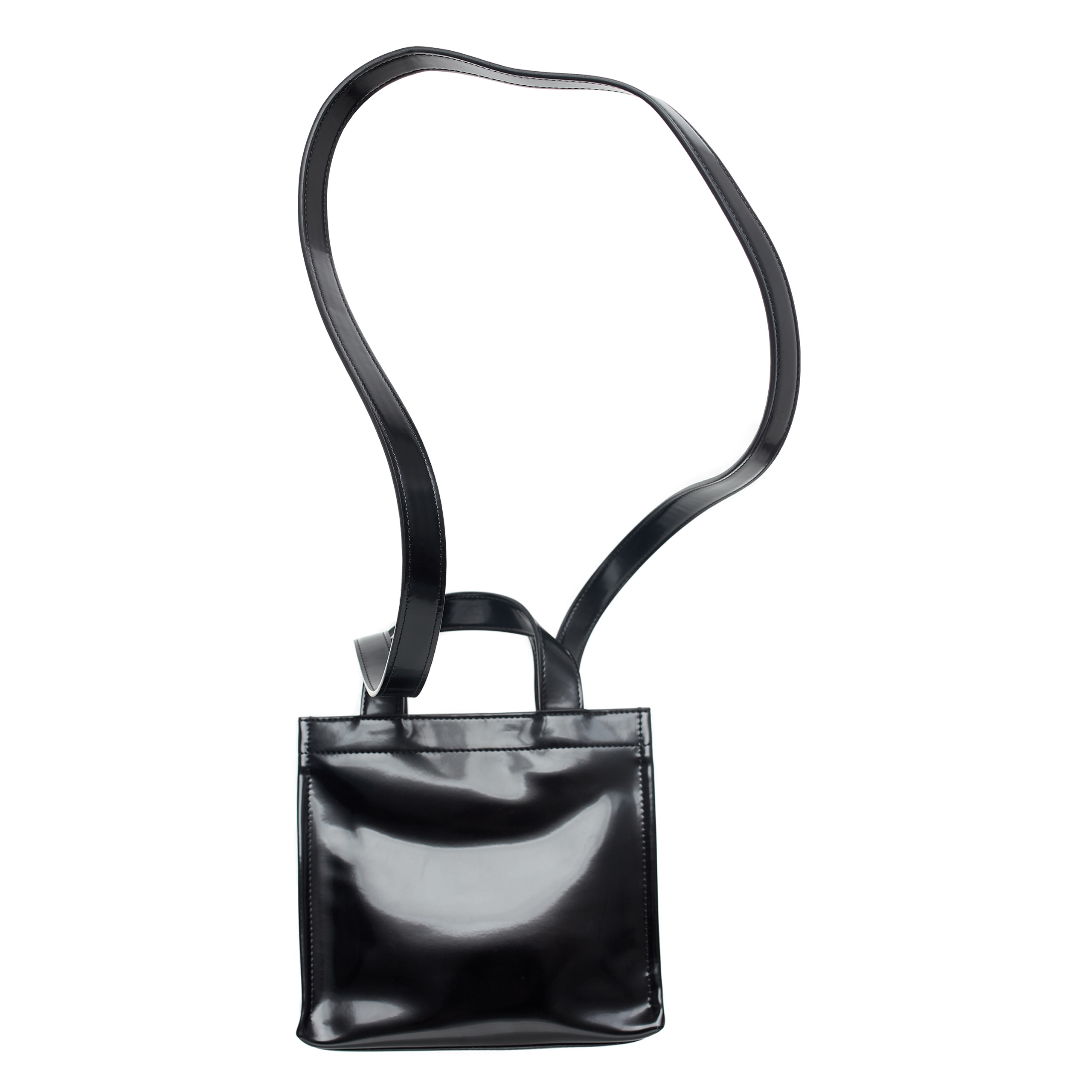 BLACK MINI TOTE BAG - 3