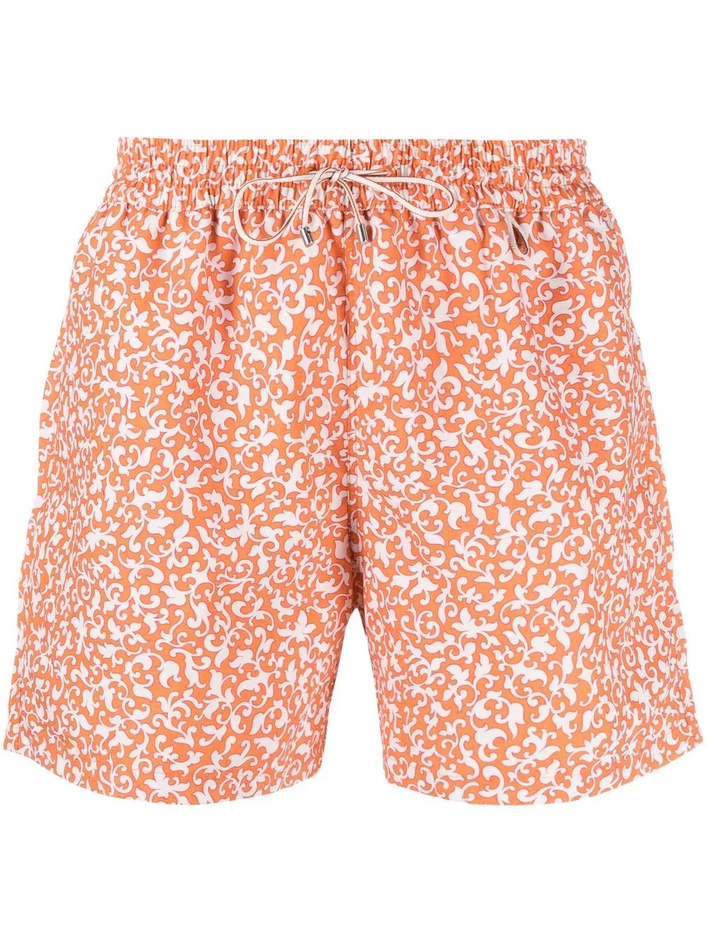 baroque-print swim shorts - 1