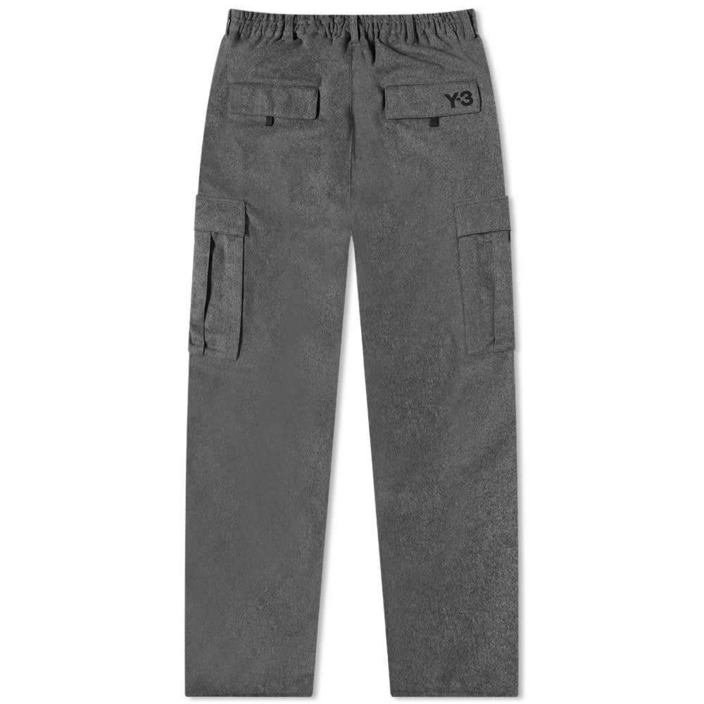 Y-3 Wool Flannel Cargo Pant - 2