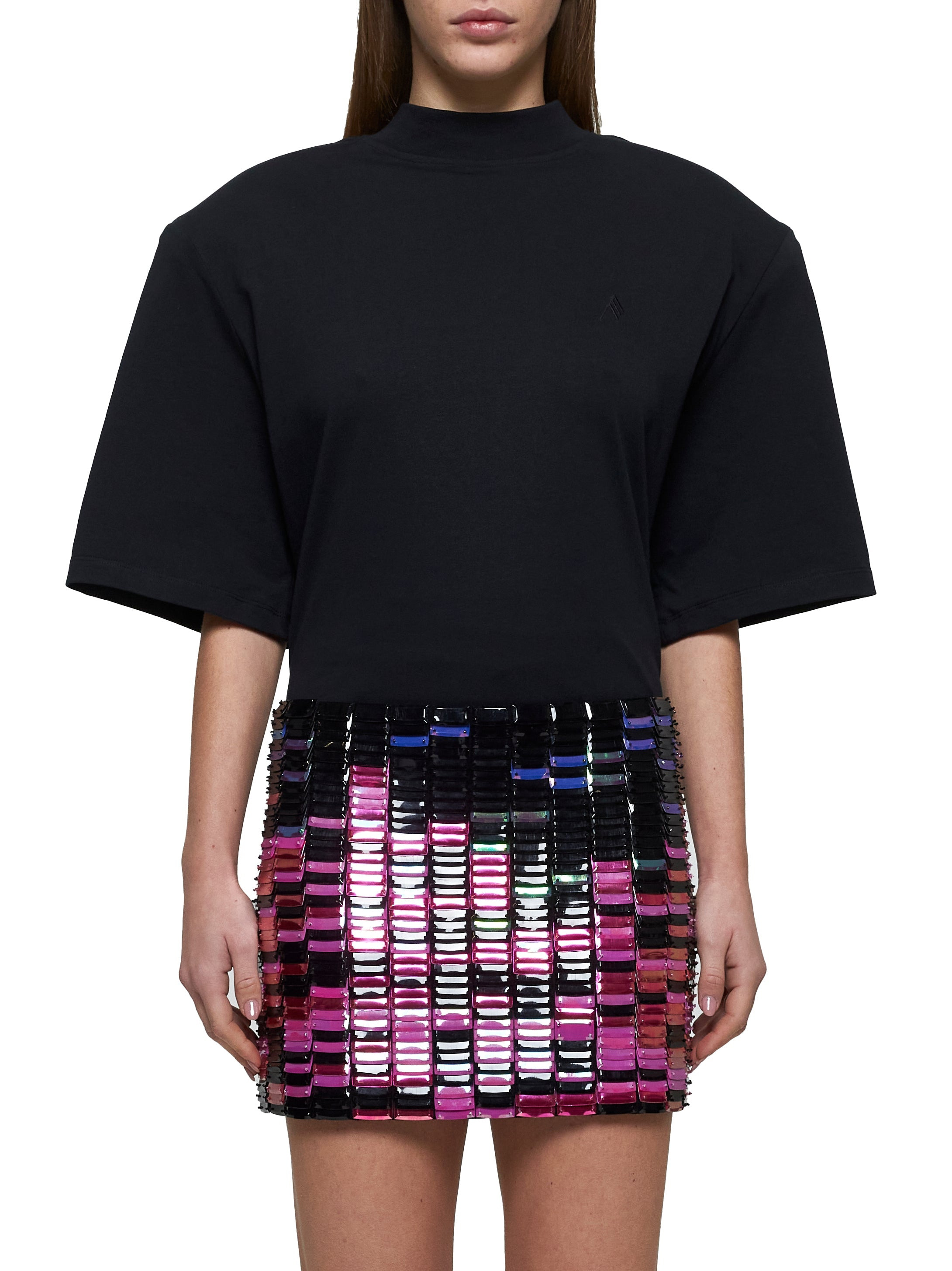 The Attico Women Multicolor Sequins “Rue” Miniskirt - 3