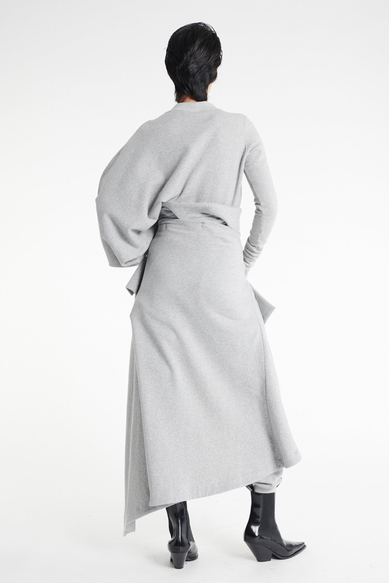 SLOUCHED SLEEVE SWEATSHIRT GREY MELANGE 9