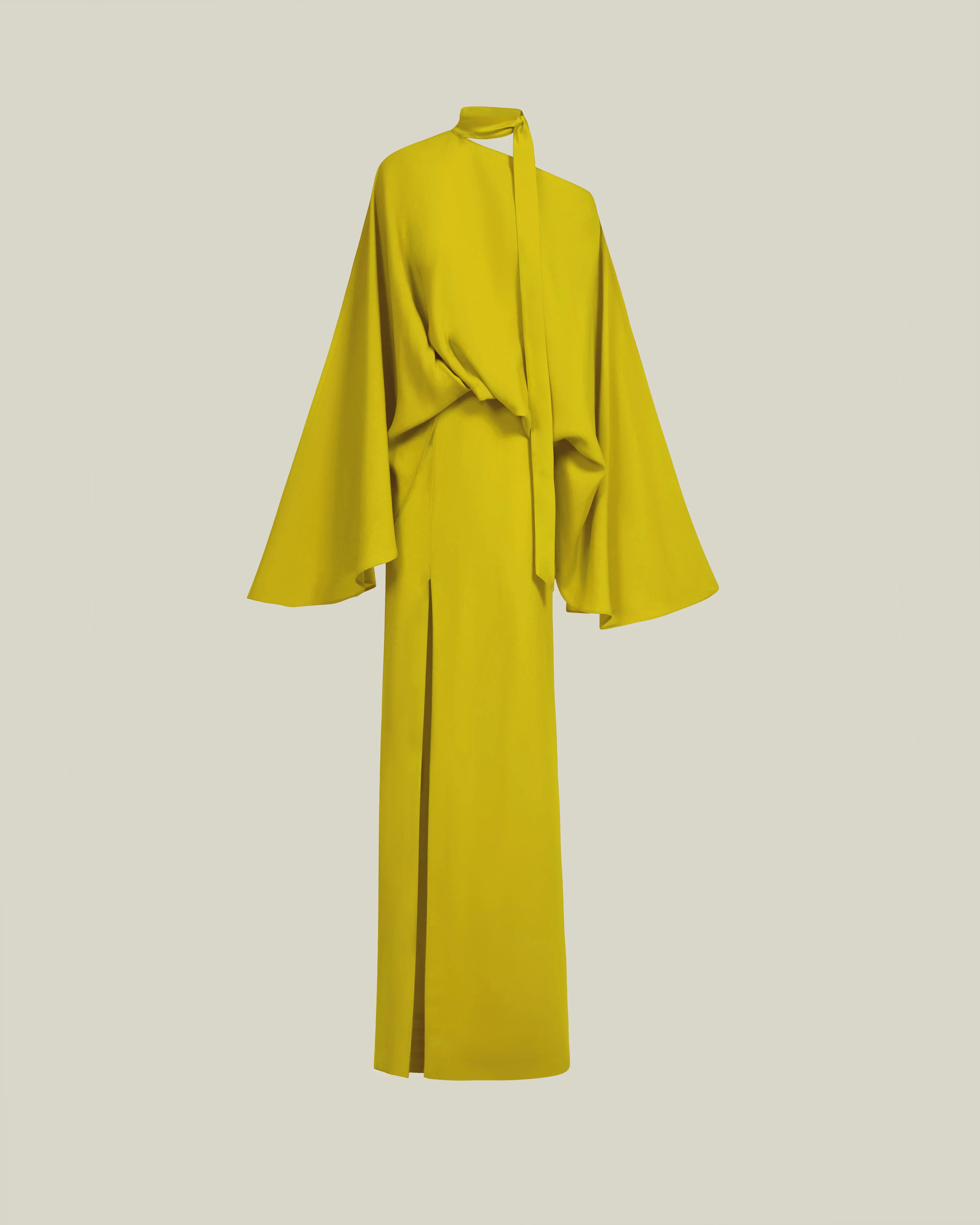 Brooks Dress in Acid Yellow - 1
