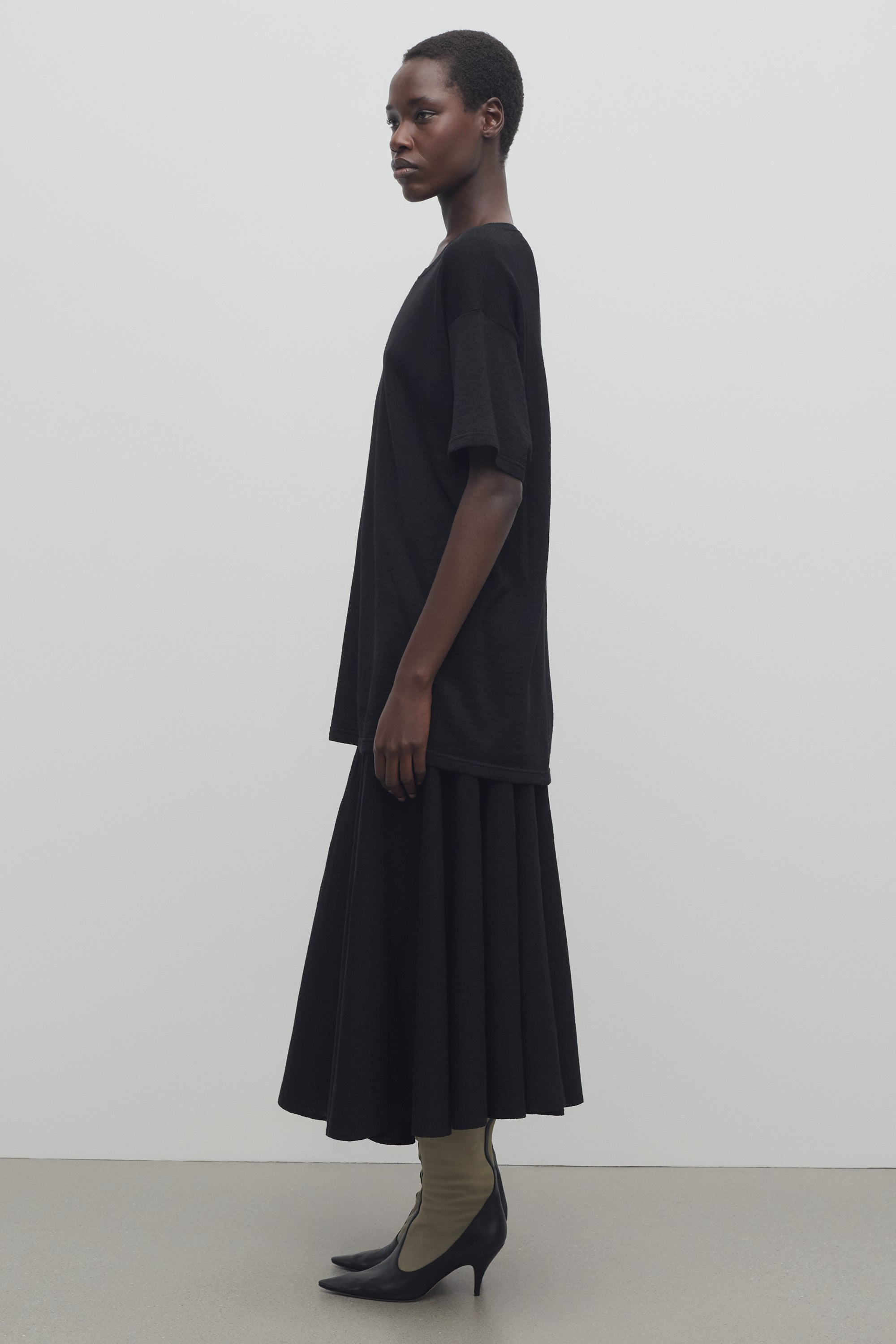 Jaliah Skirt in Cotton and Linen - 4
