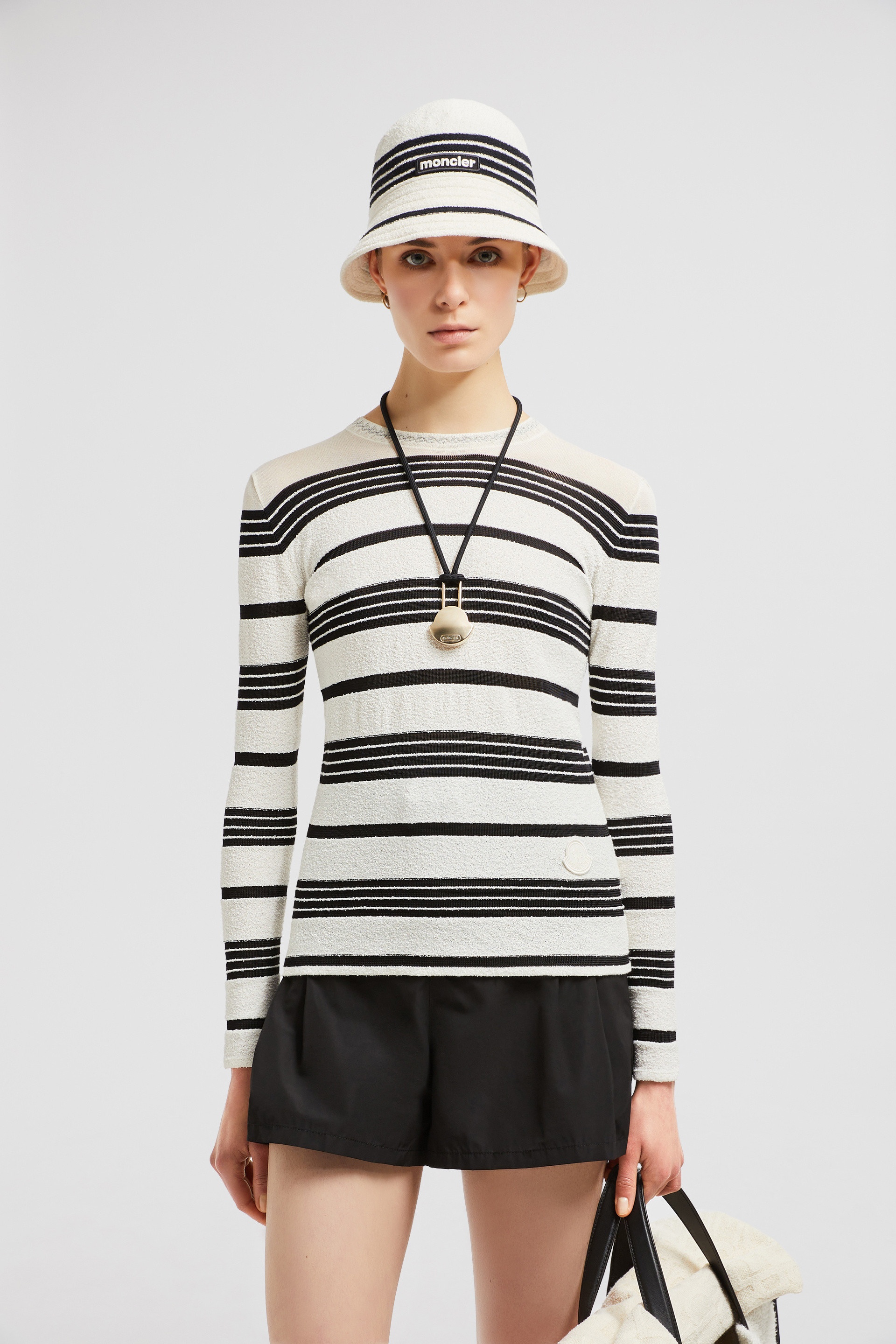 Striped Bouclé Sweater - 2