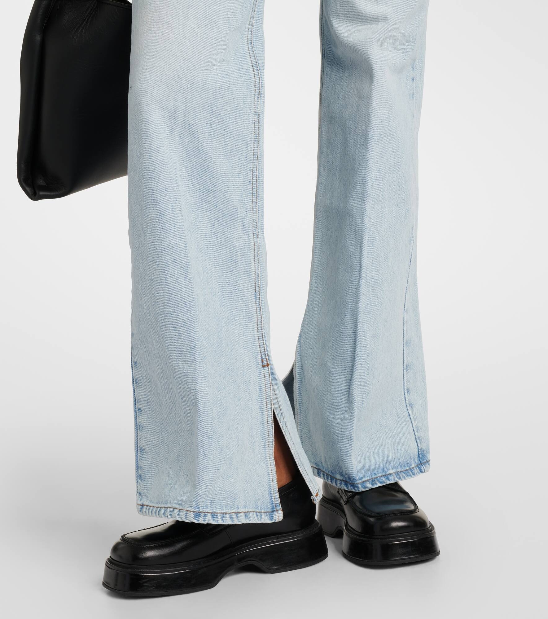 Split-hem flared jeans - 5