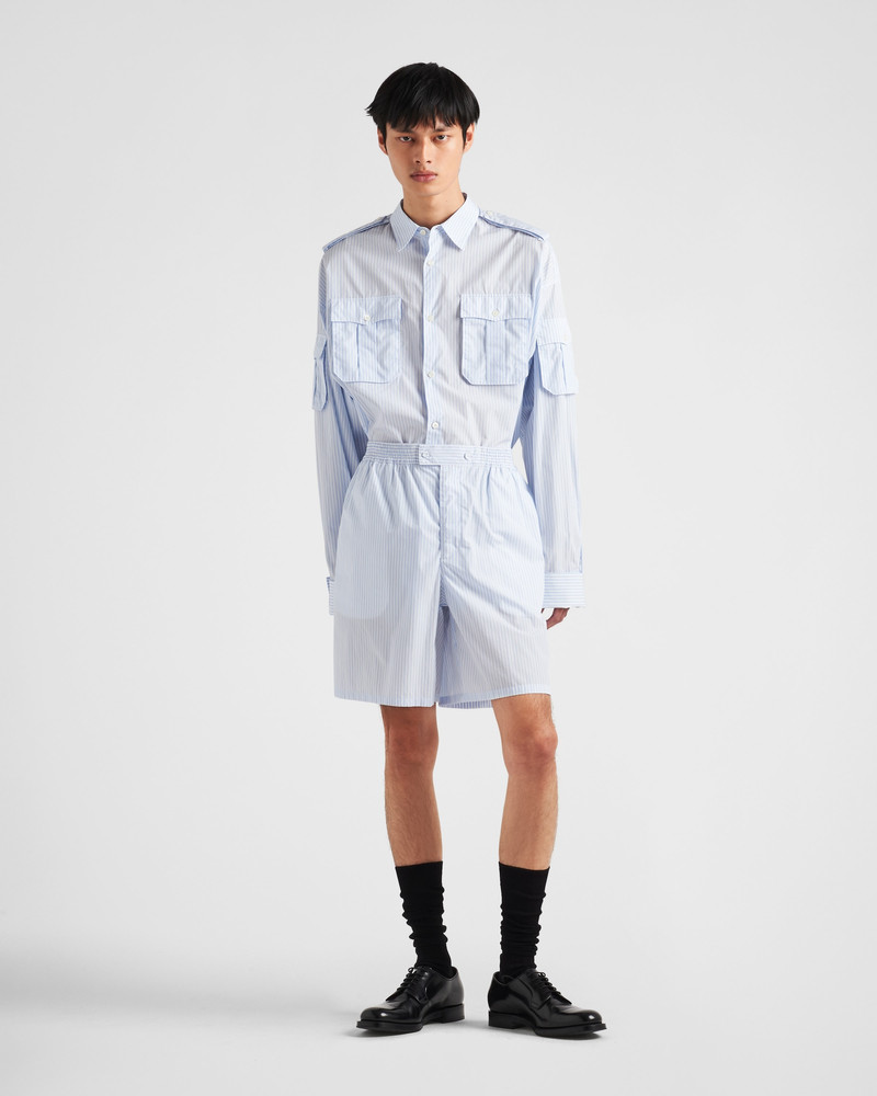 Prada Printed cotton Bermudas outlook