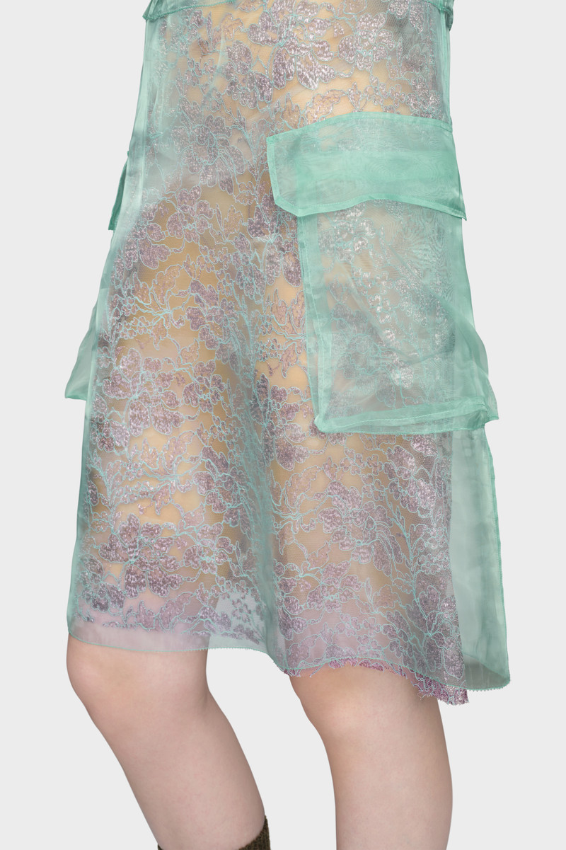 Sheer tea dress 6