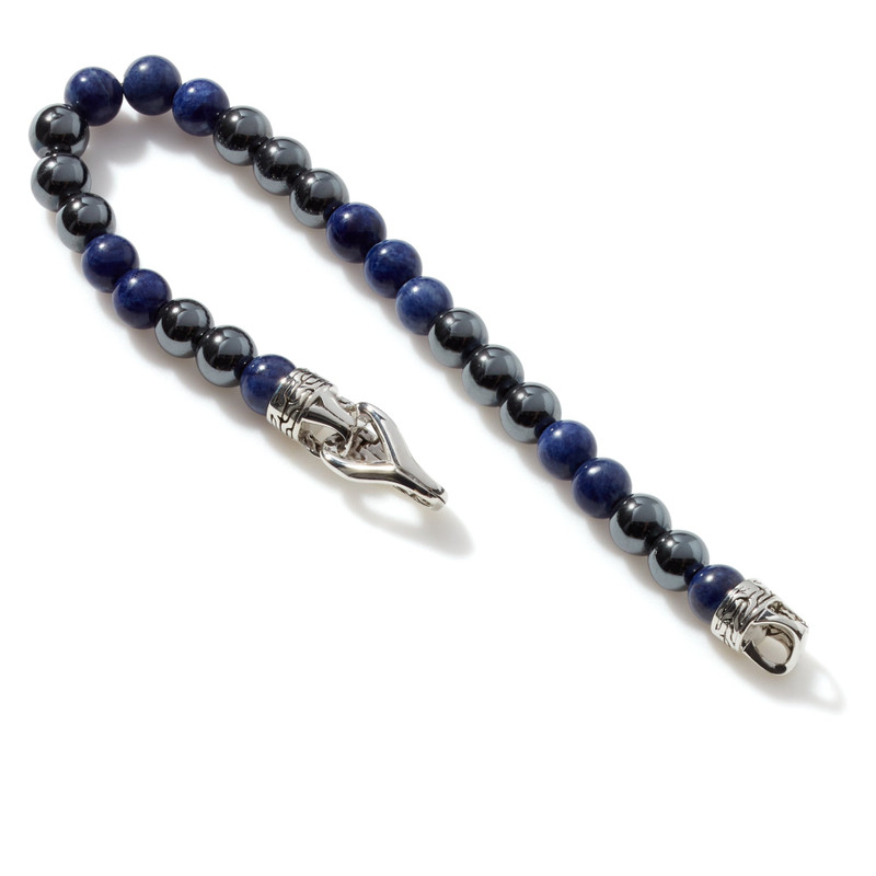 Beaded Bracelet, Sterling Silver, Gemstones 3